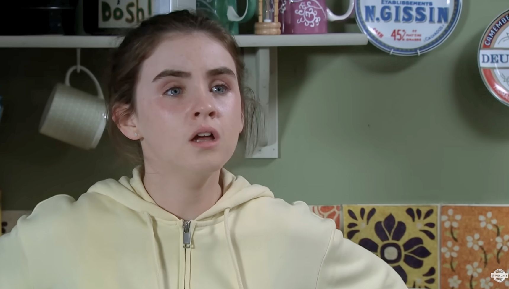 April was horrified (Credit: ITV)