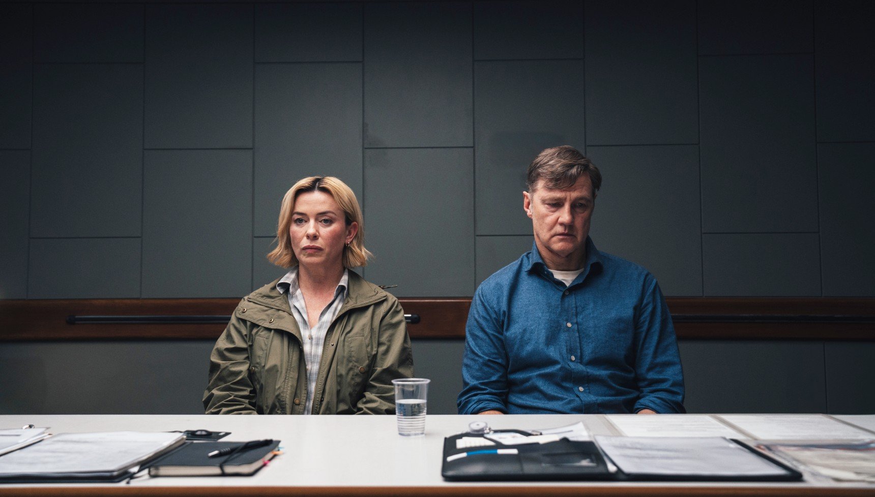 Gone promo shot with Eve Myles and David Morrissey
