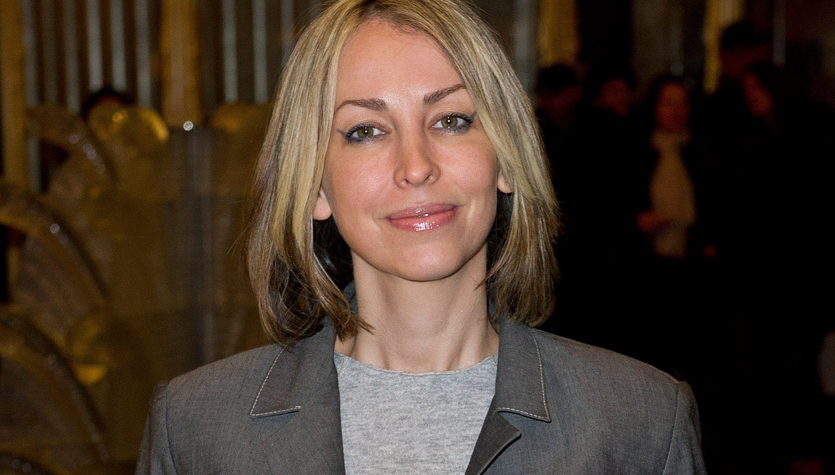 Natalie Appleton outside the Savoy Hotel in 2014