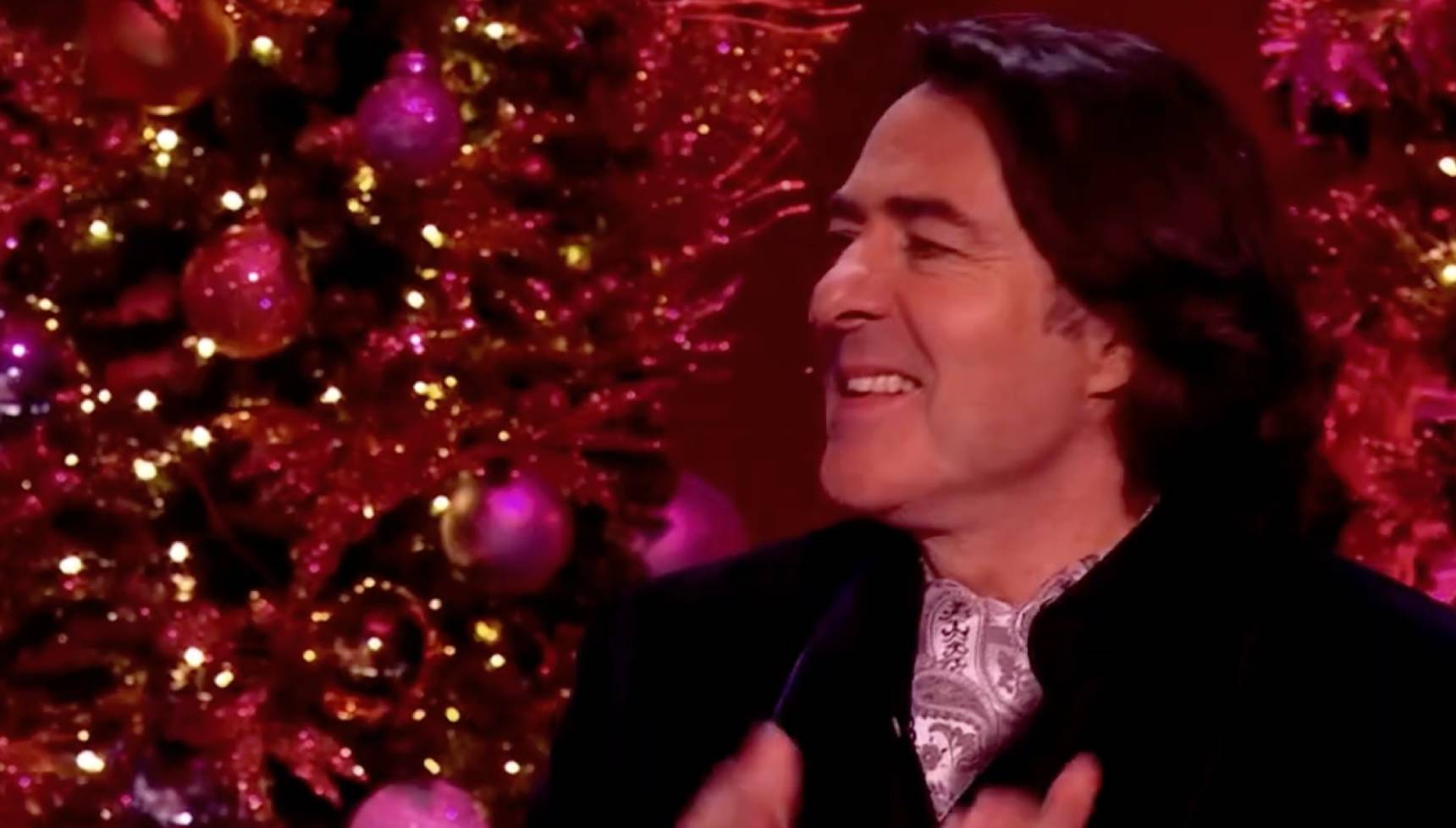 Jonathan Ross on the Masked Singer Christmas special on ITV