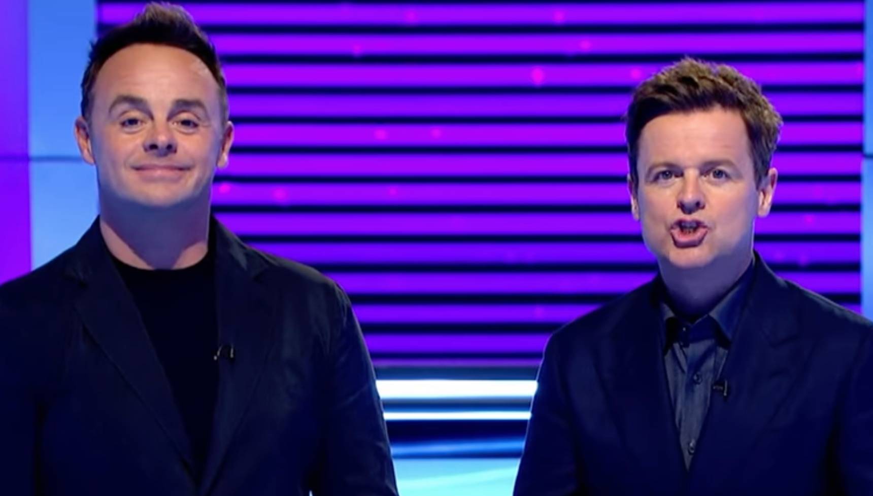 Ant and Dec presenting Limitless Win