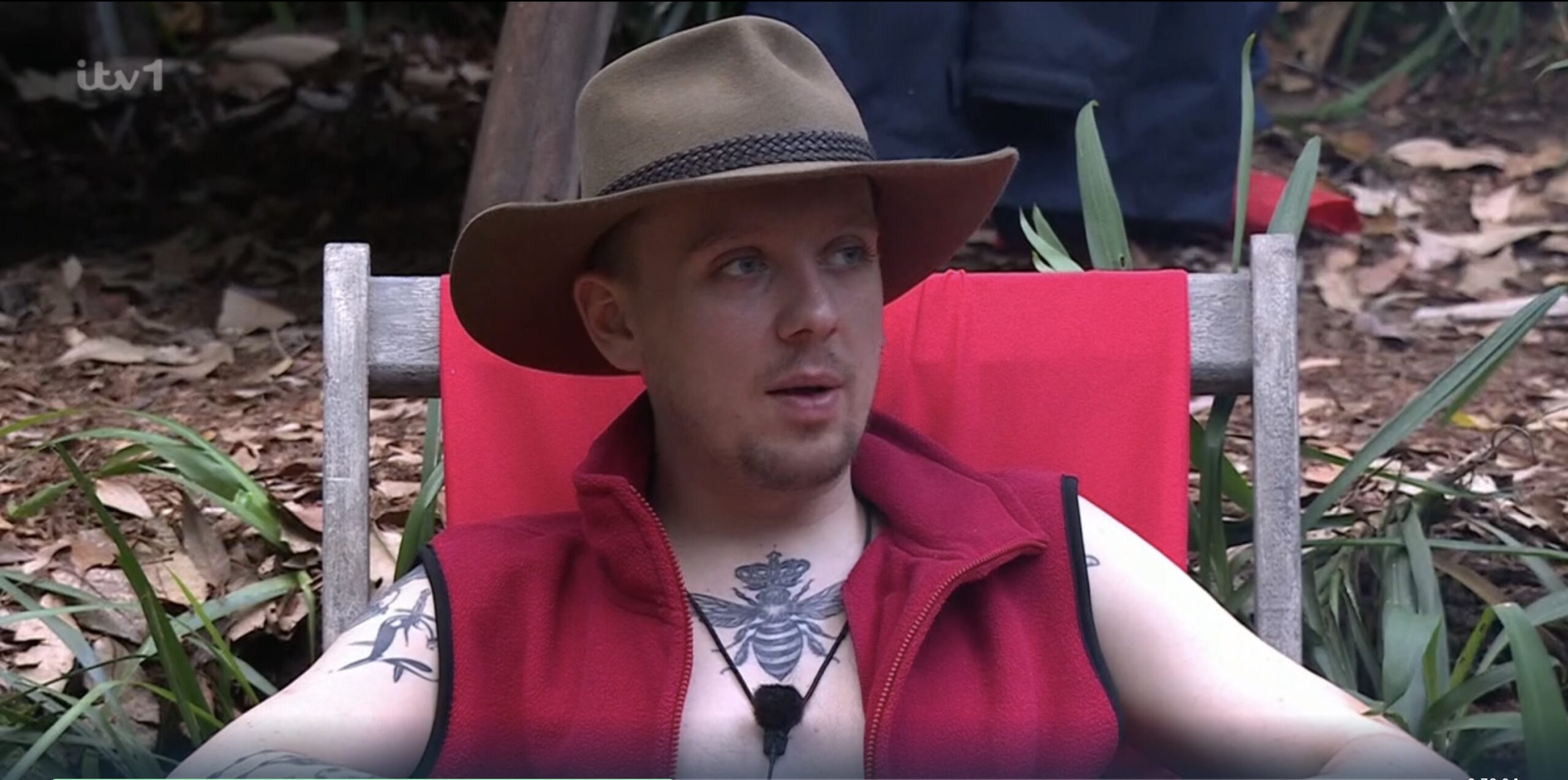 Aitch on I'm A Celebrity