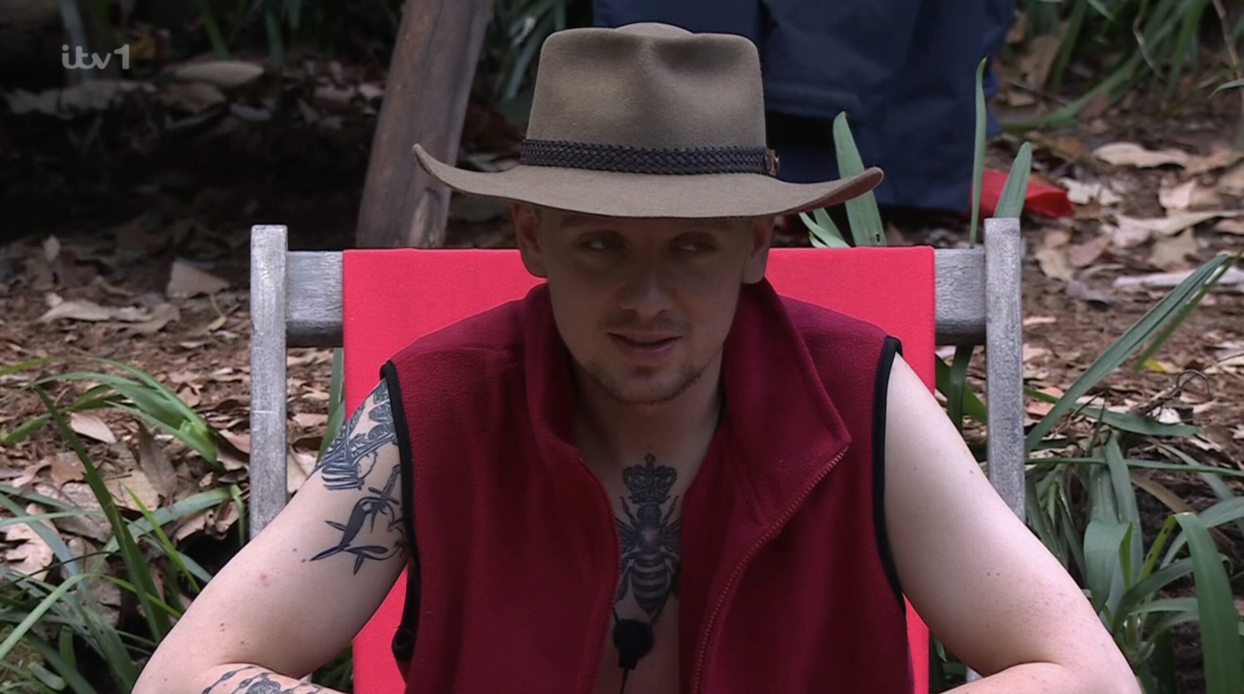 Aitch on I'm A Celebrity