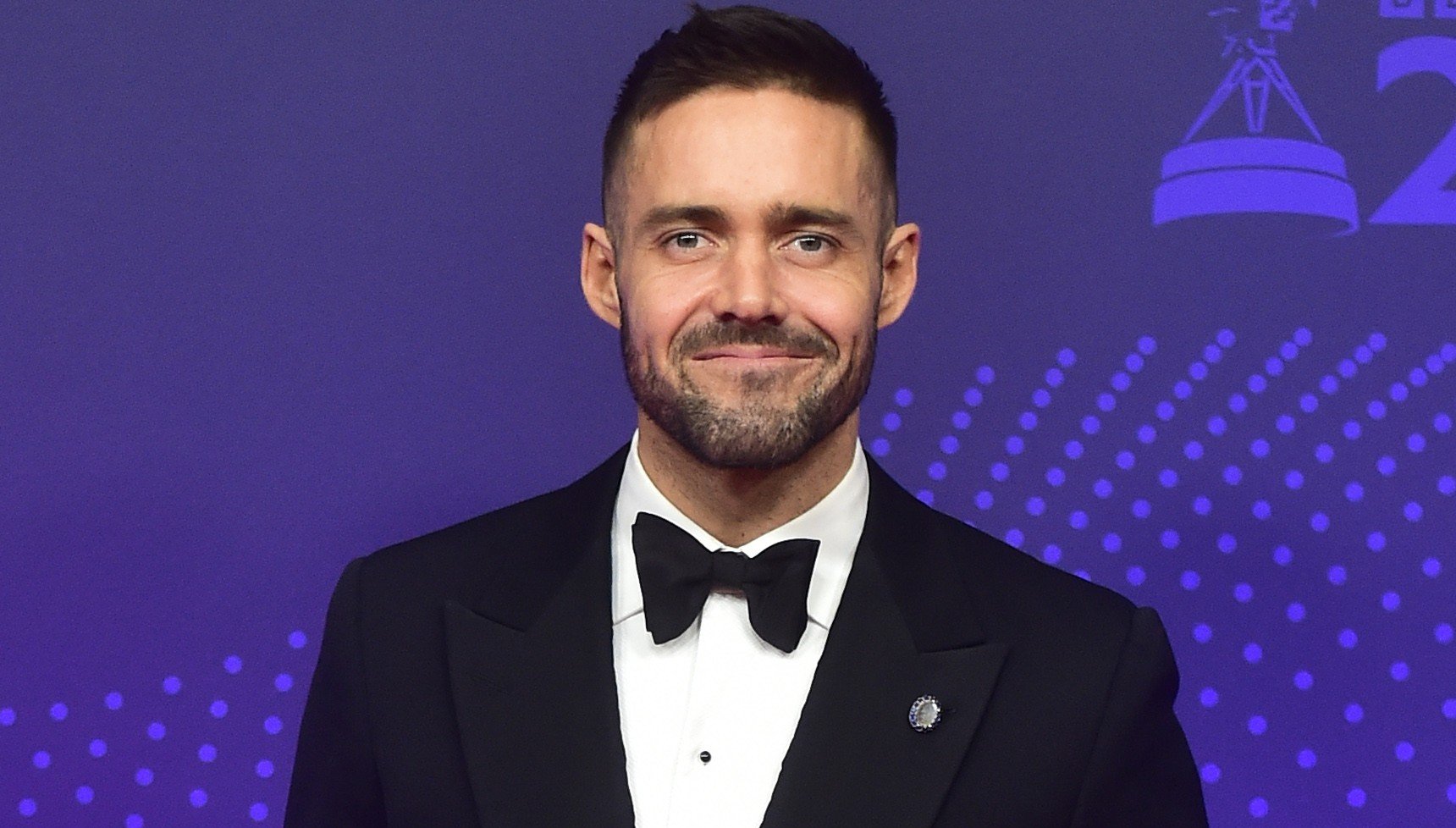 Spencer Matthew on the BBC Sports Personality of the Year 2024 red carpet