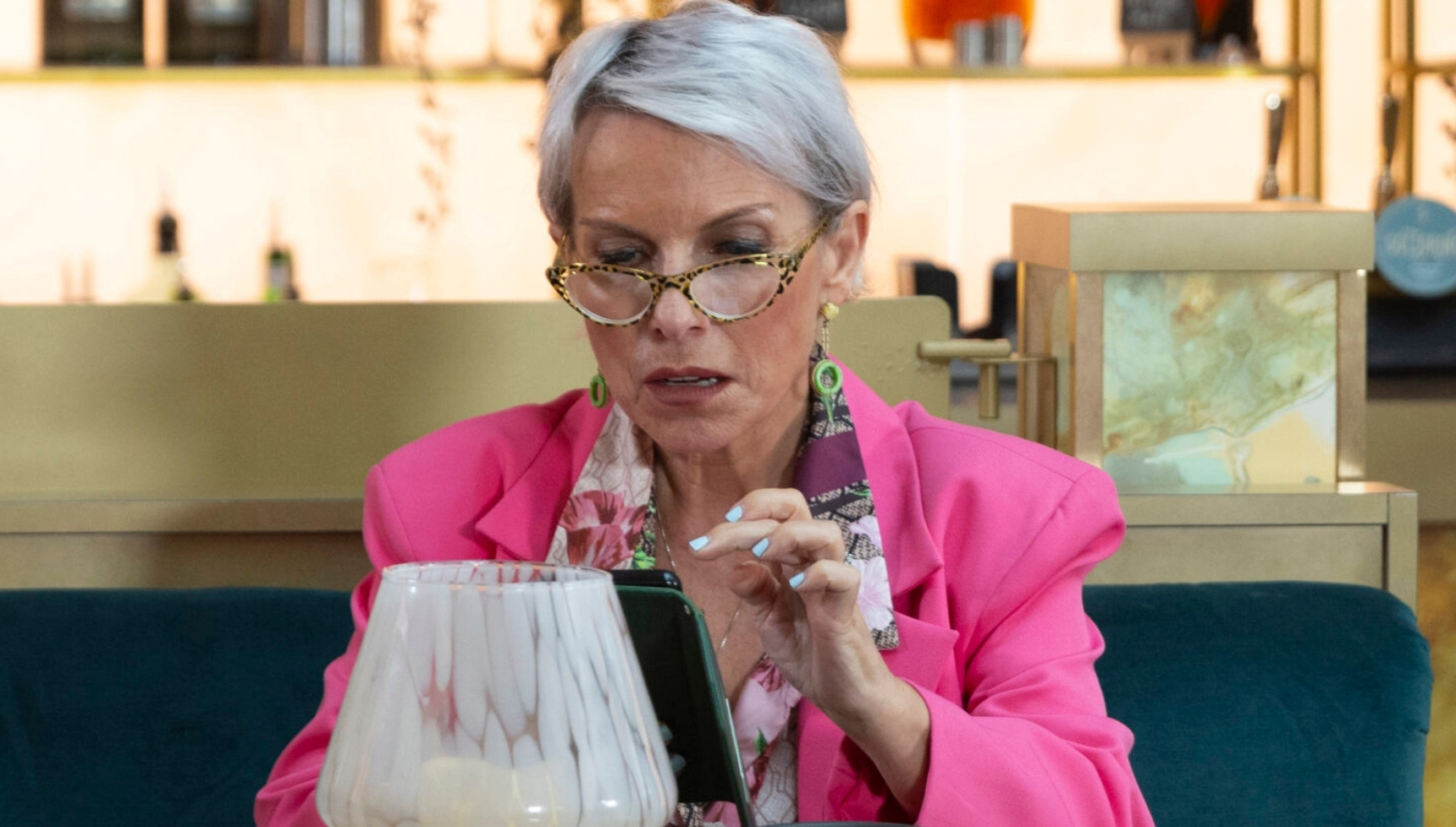 Coronation Street's Debbie on phone