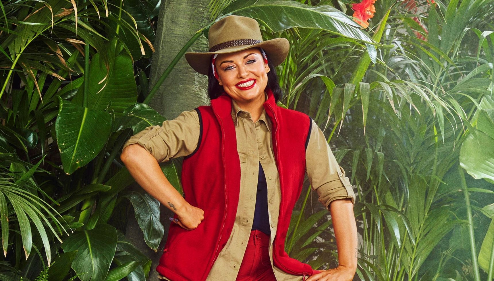 Shona McGarty in her jungle clothes for I'm A Celebrity 2025