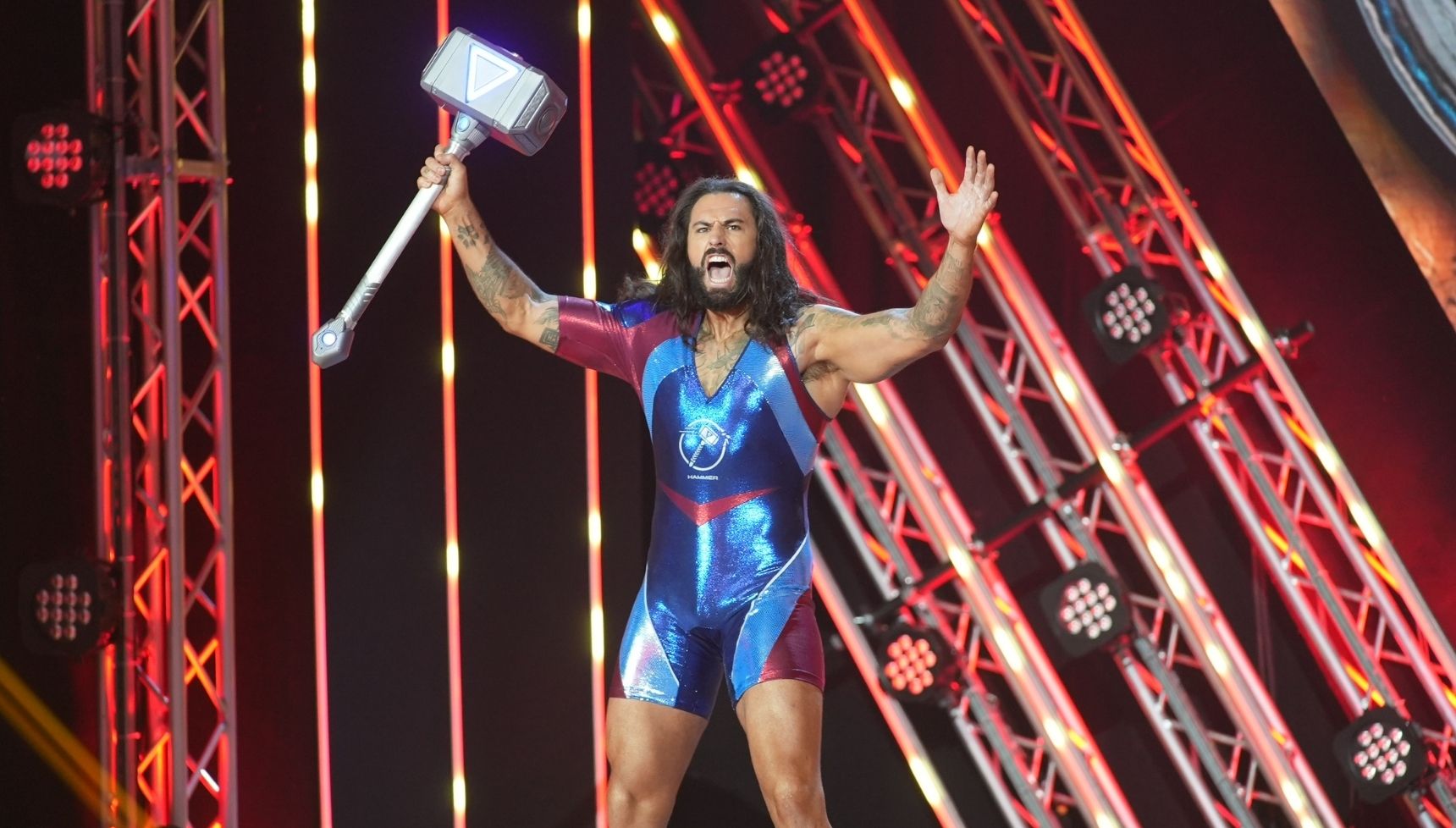 Tom Wilson as Hammer in Gladiators