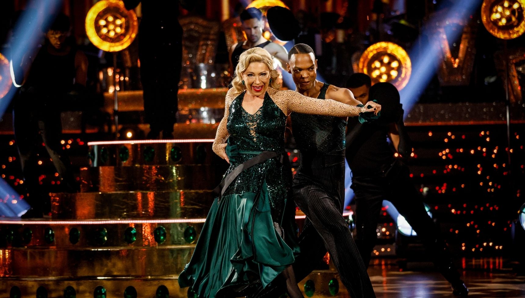 Alex Kingston and Johannes Radebe on Strictly