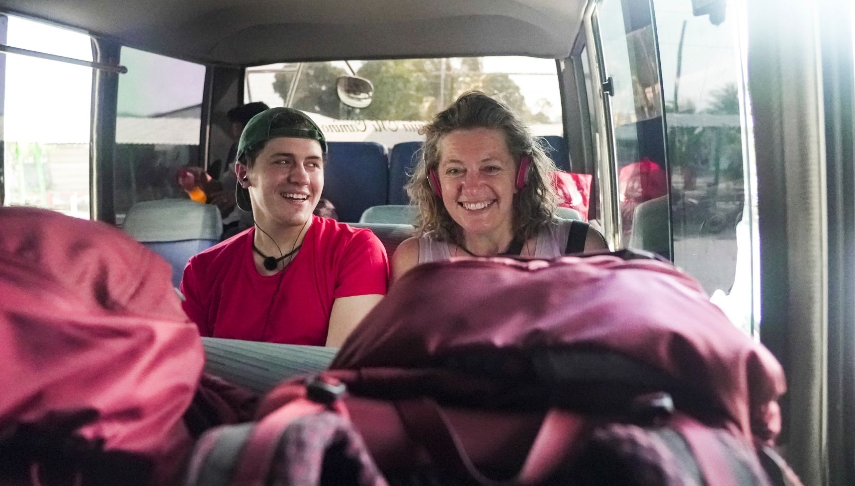 Dylan Llewellyn and his mum Jackie took part of Celebrity Race Across the World