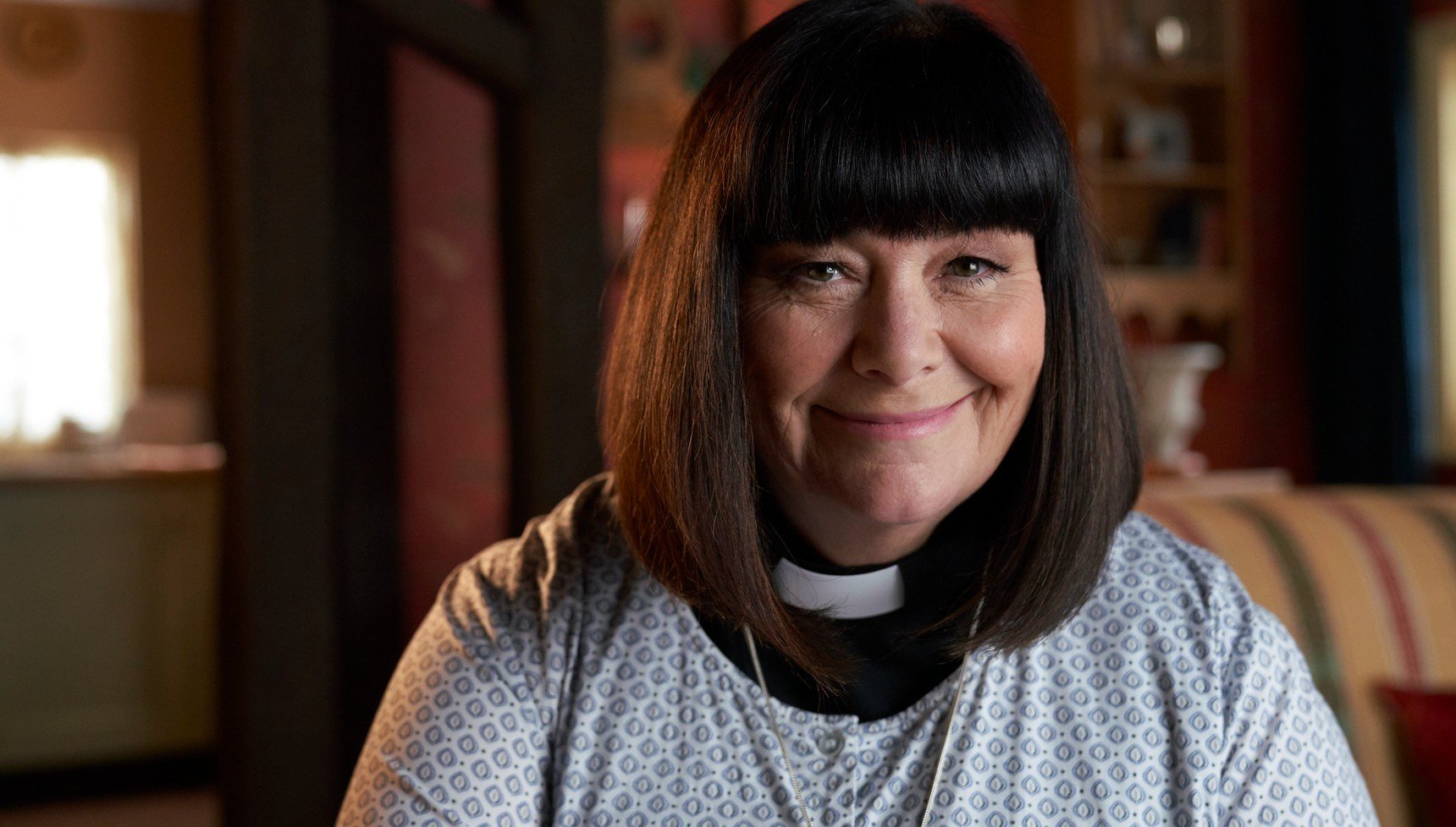 Dawn French as Geraldine in The Vicar of Dibley