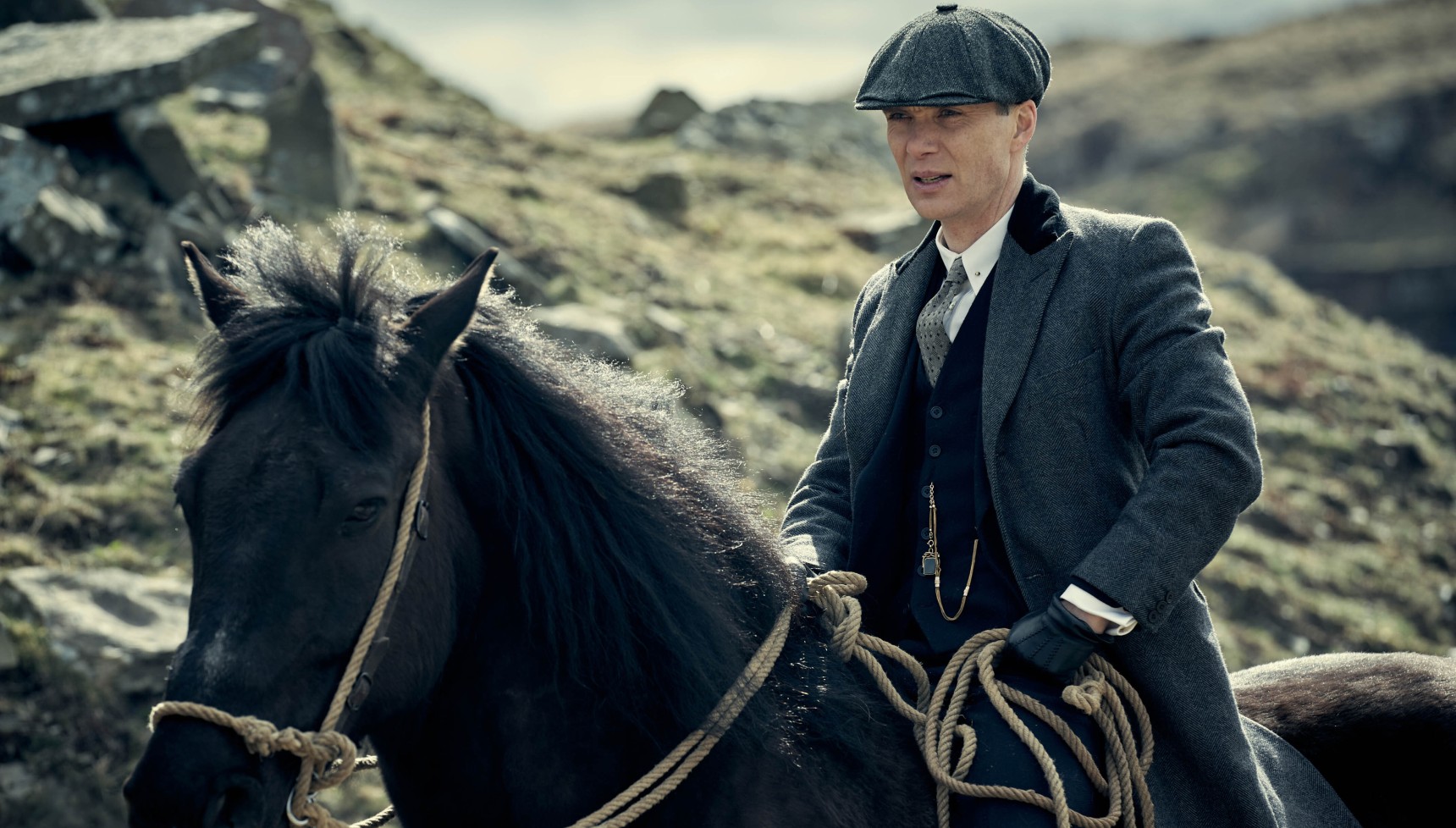 Cillian Murphy as Tommy Shelby in Peaky Blinders