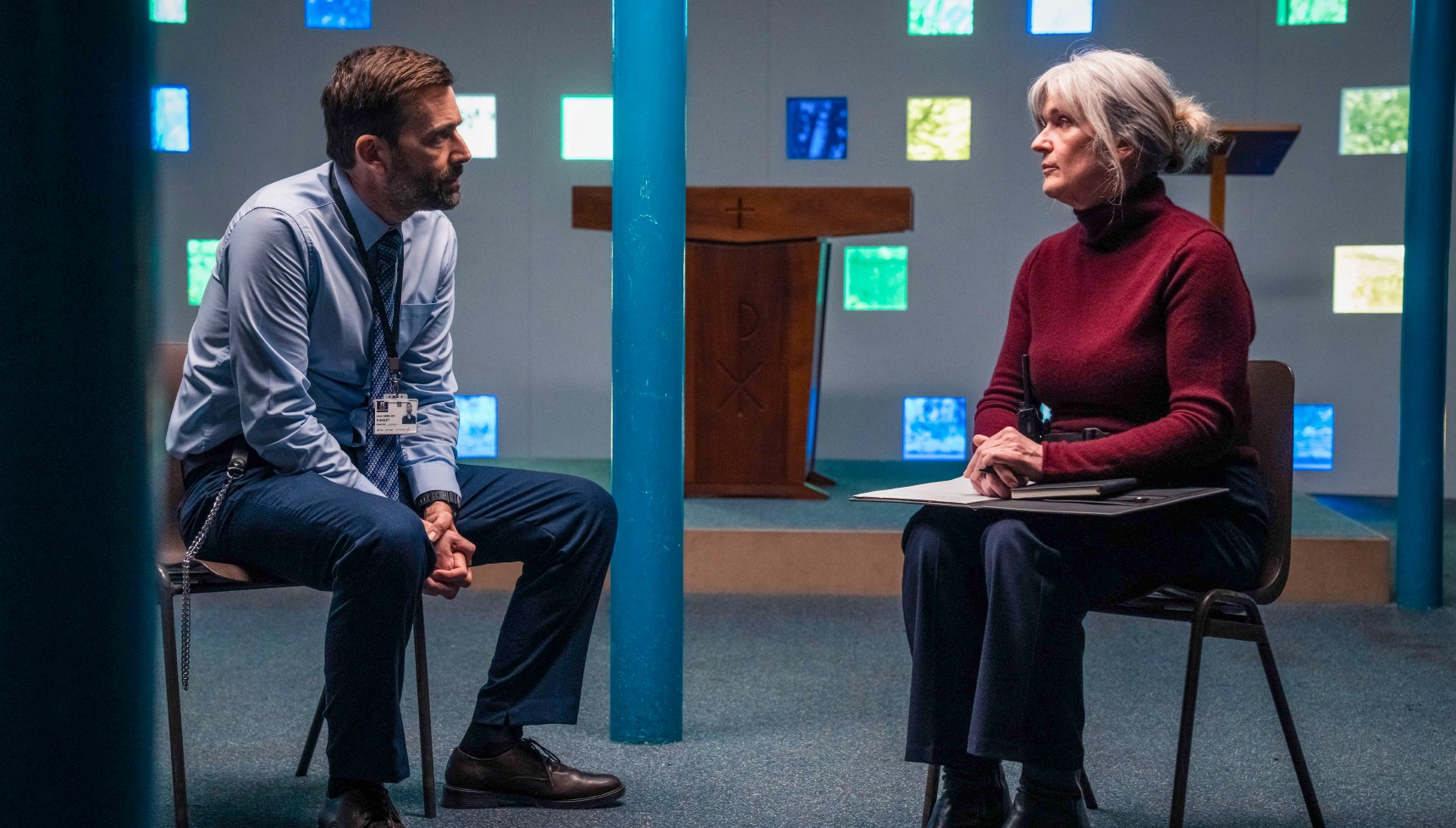 David Tennant and Siobhan Finneran in Time series 3