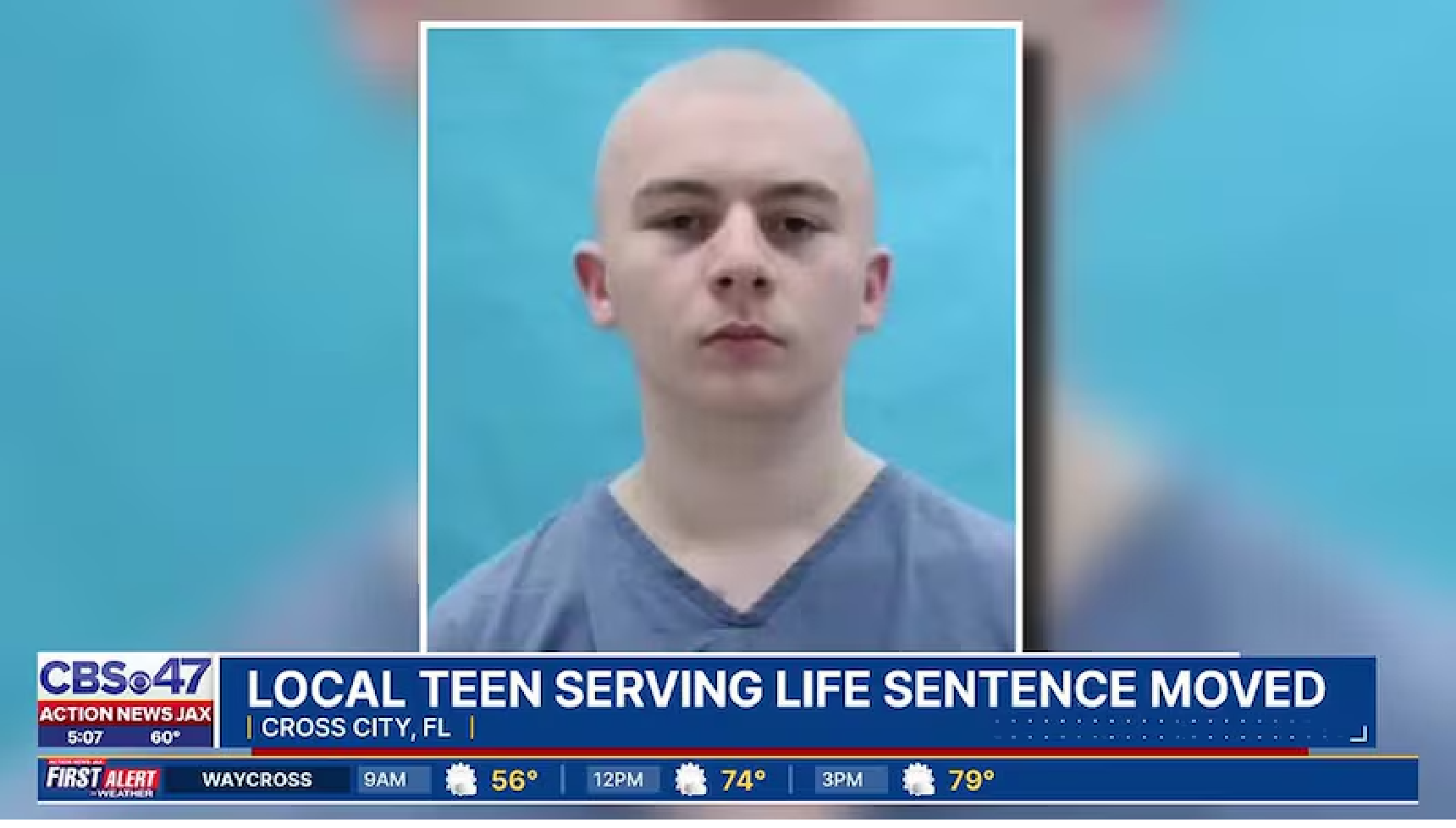 Mug shot of Aiden Fucci, boy convicted of murdering Tristyn Bailey