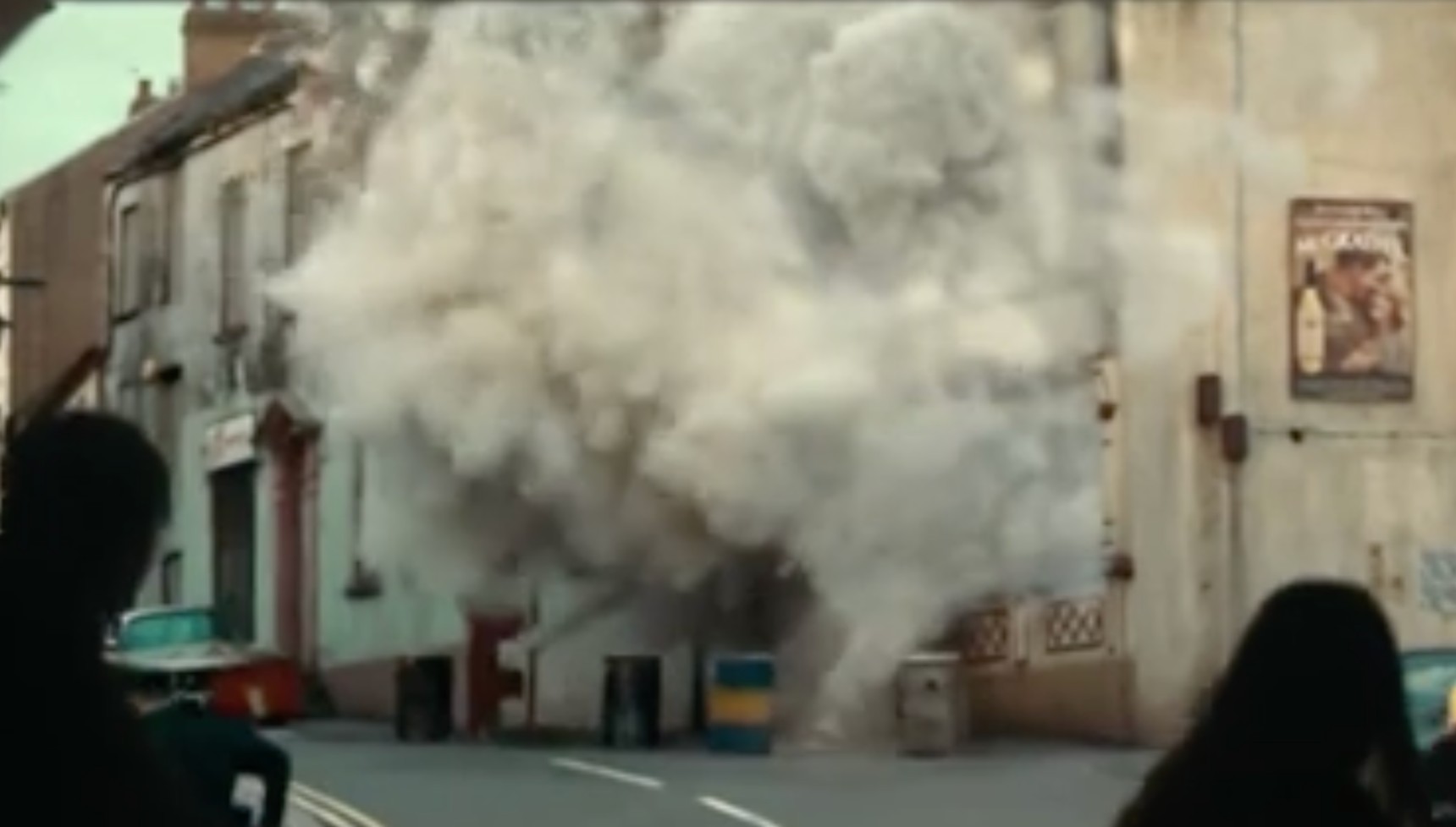 The Anchor Bar exploded in the Trespasses ending on Channel 4
