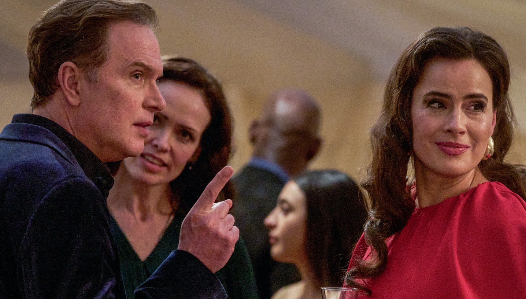 Daniel Lapaine and Sophie Winkleman as Daniel and Frances in the Wild Cherry ending