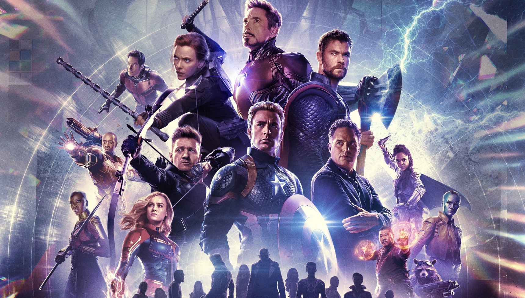 The cast of Avengers: Endgame posing together on a poster