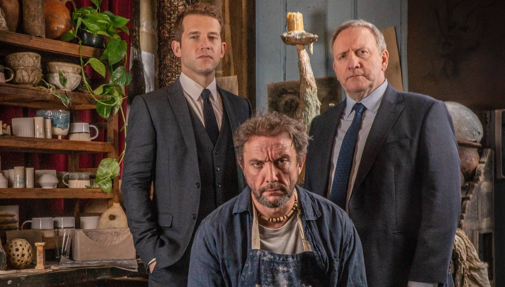 Midsomer Murders Winter and Barnaby with Lucian