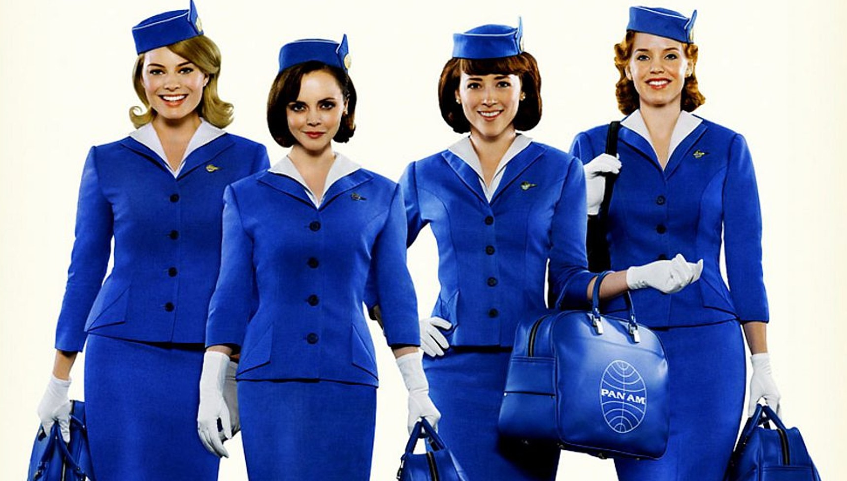 Margot Robbie, Christina Ricci, Karine Vanasse, and Kelli Garner in Pan Am