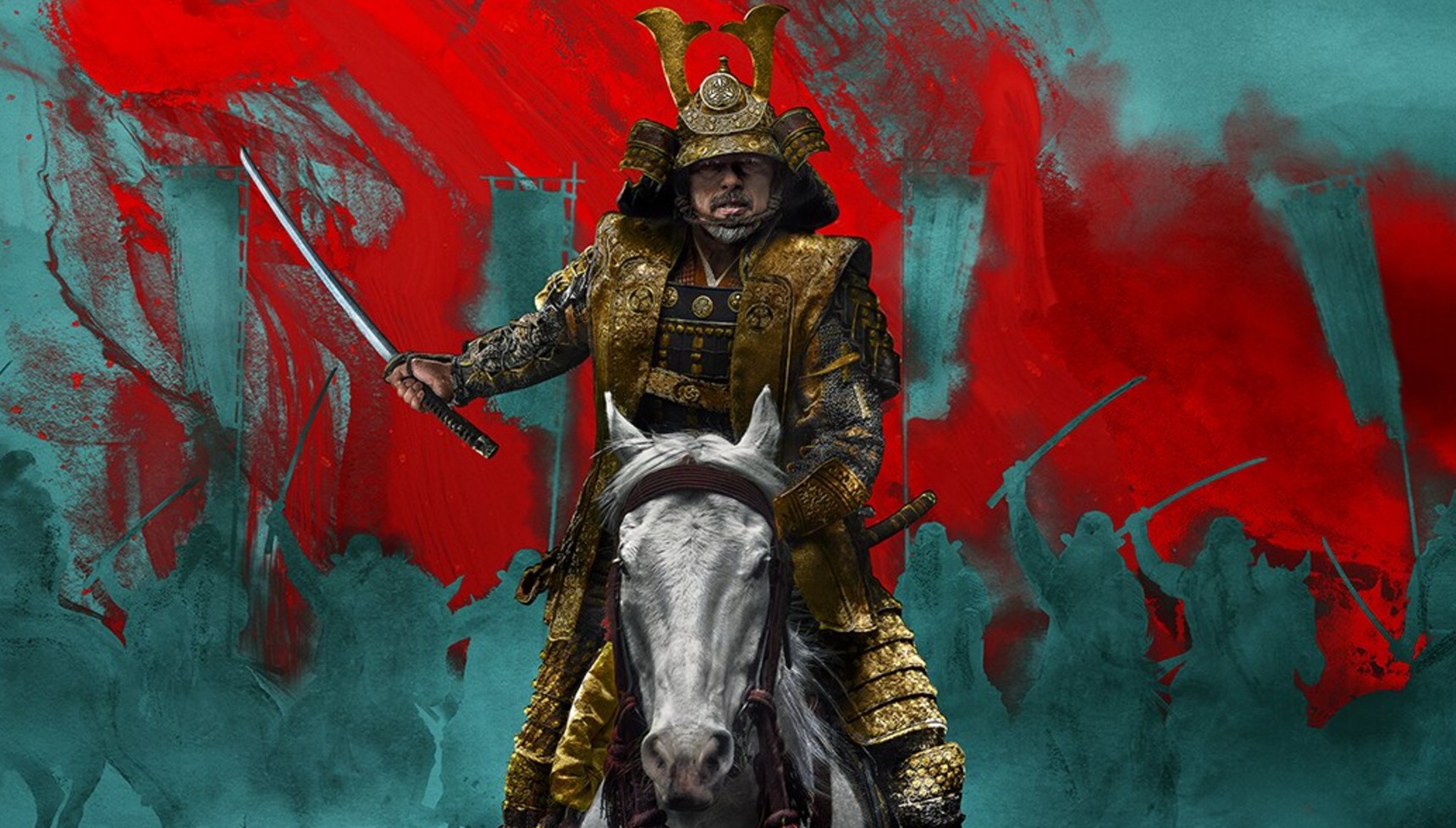 Hiroyuki Sanada rides a horse as Lord Yoshii Toranaga in Shōgun