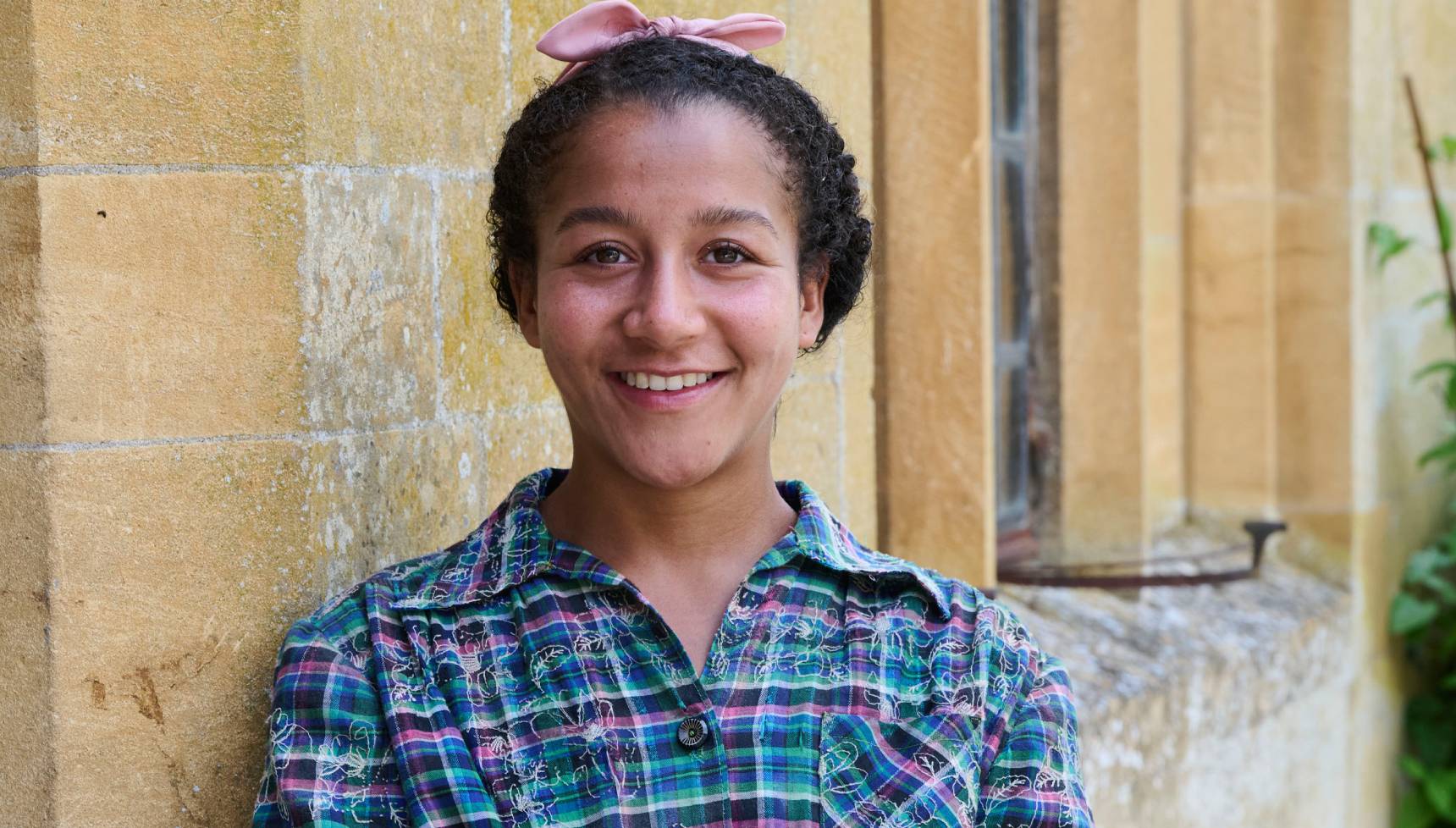 Close up of Brenda in Father Brown