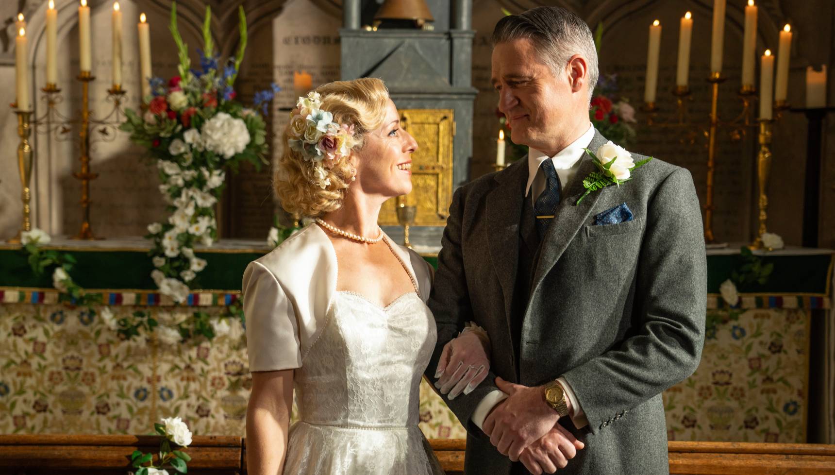 Isabel and Inspector Sullivan getting married