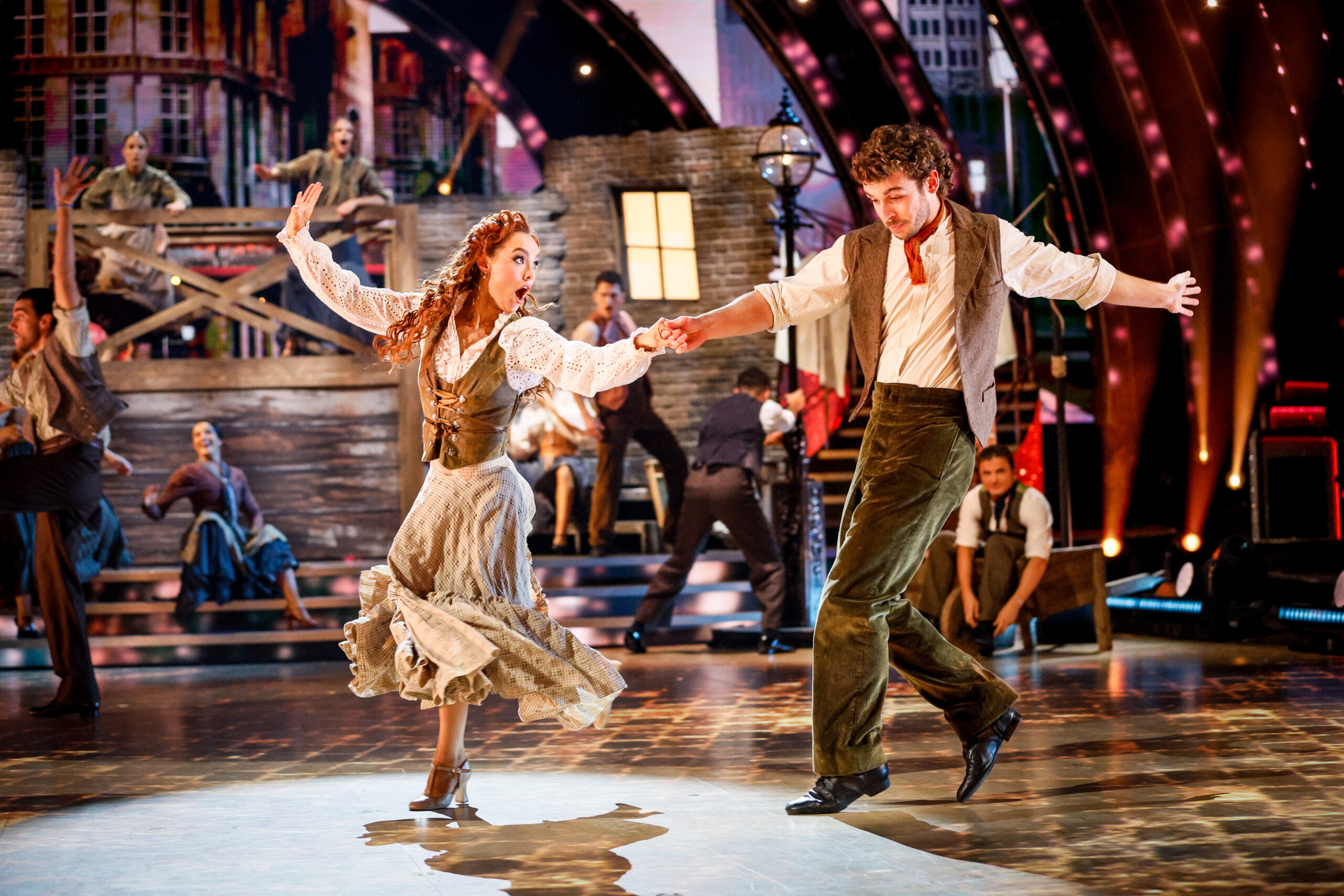 Alexis Warr and George Clarke on Strictly