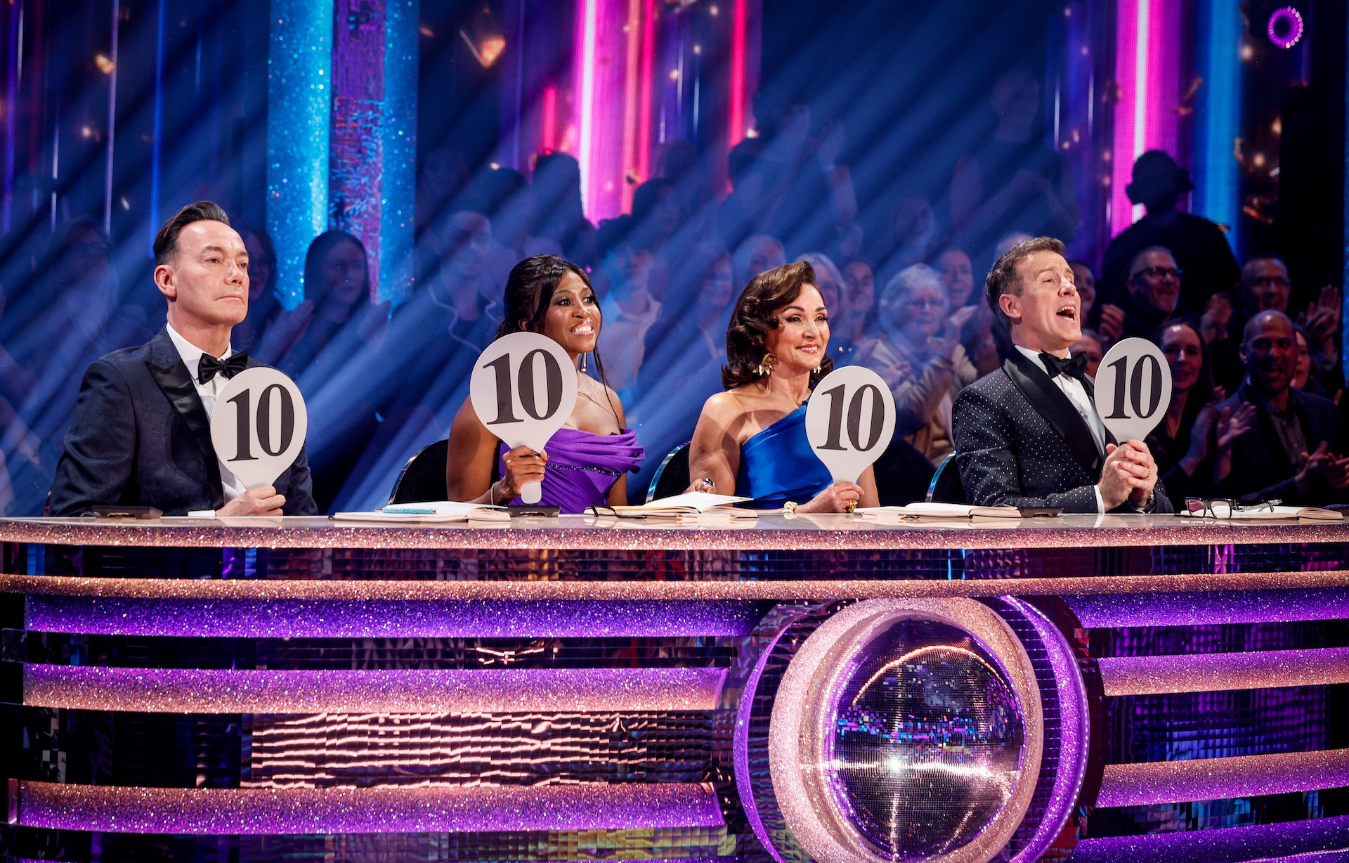 Strictly judges scoring at weekend