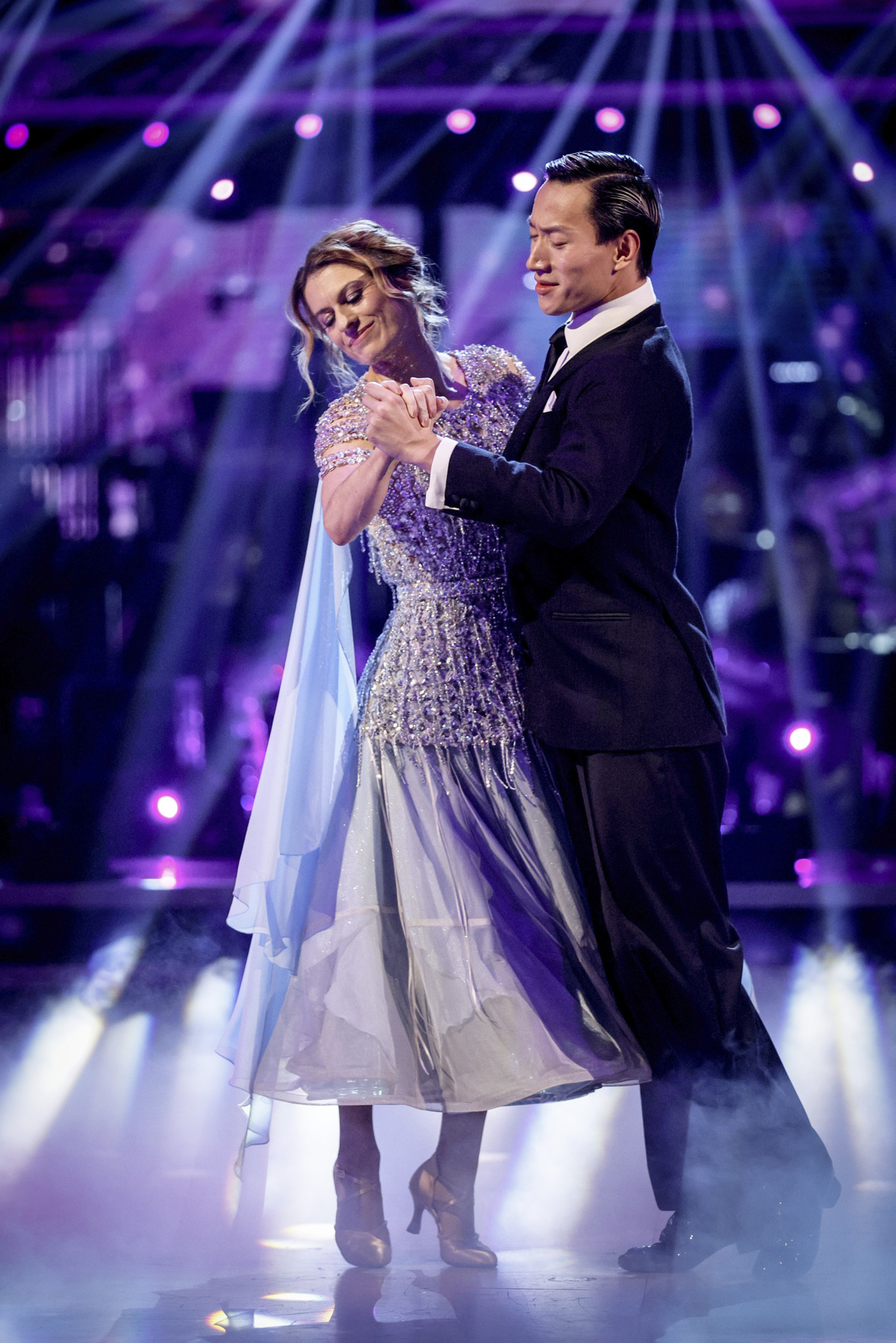 Karen and Carlos dancing