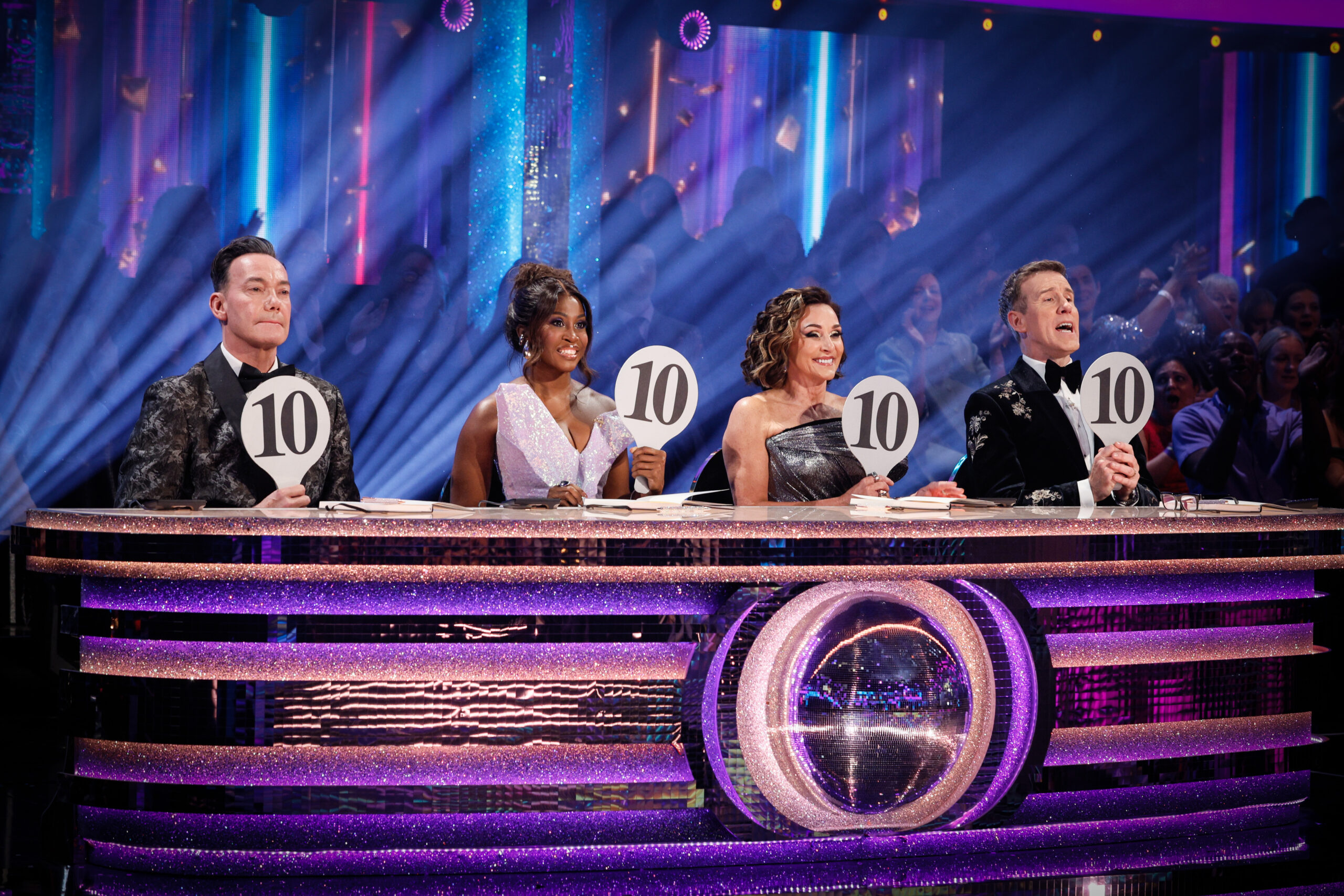 Craig Revel Horwood, Motsi Mabuse, Shirley Ballas, Anton Du Beke on Strictly