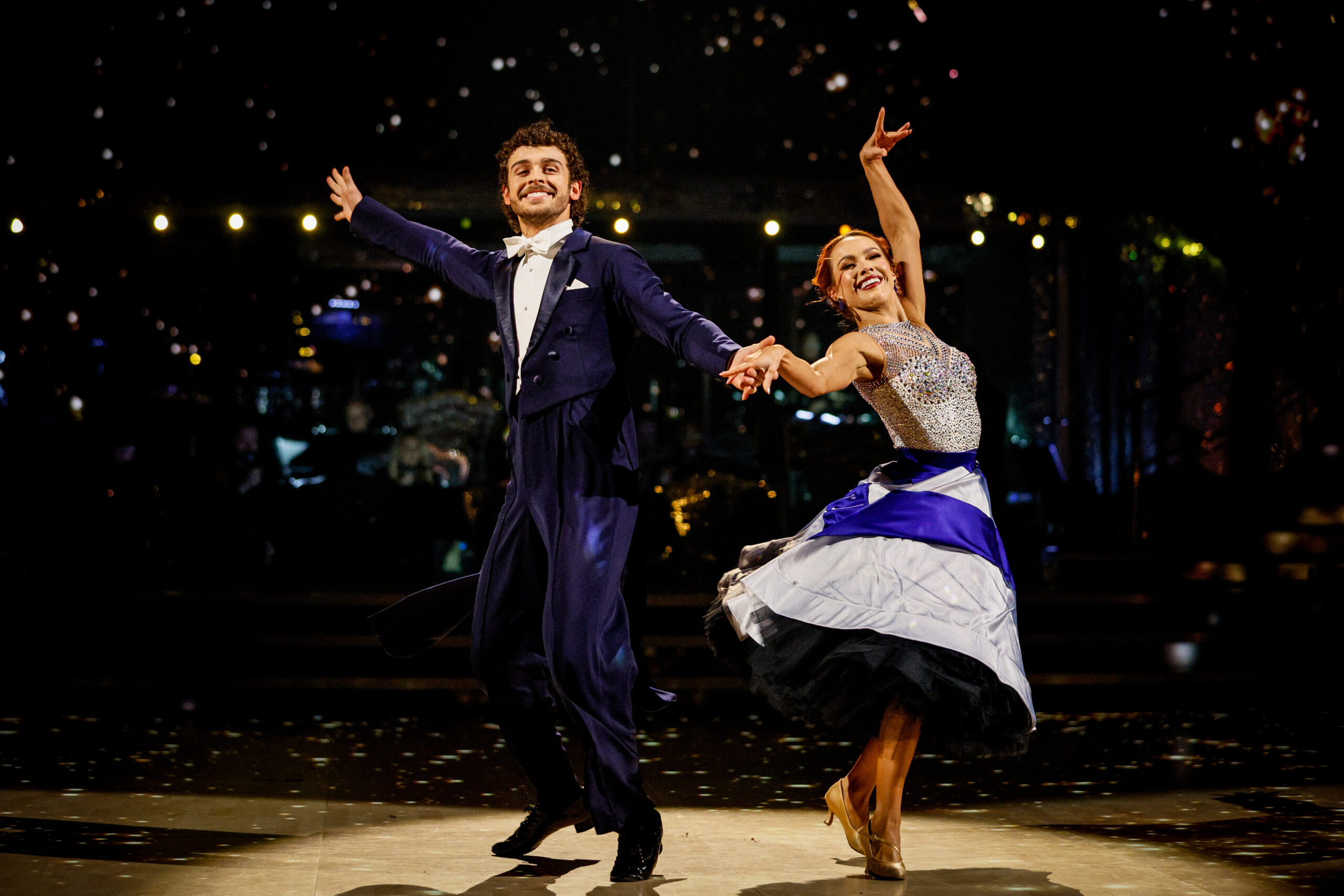 George and Alexis dancing on Strictly