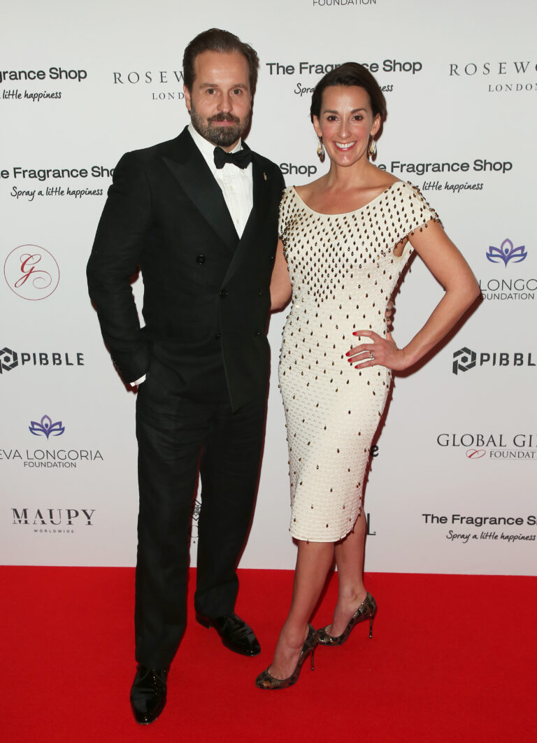 Alfie Boe and wife Sarah on the red carpet