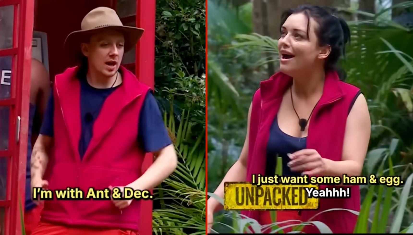 Aitch admits he wants to record a song with Shona McGarty when they leave I'm A Celebrity