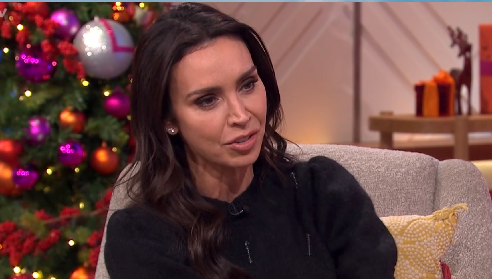 Christine Lampard presenting Lorraine