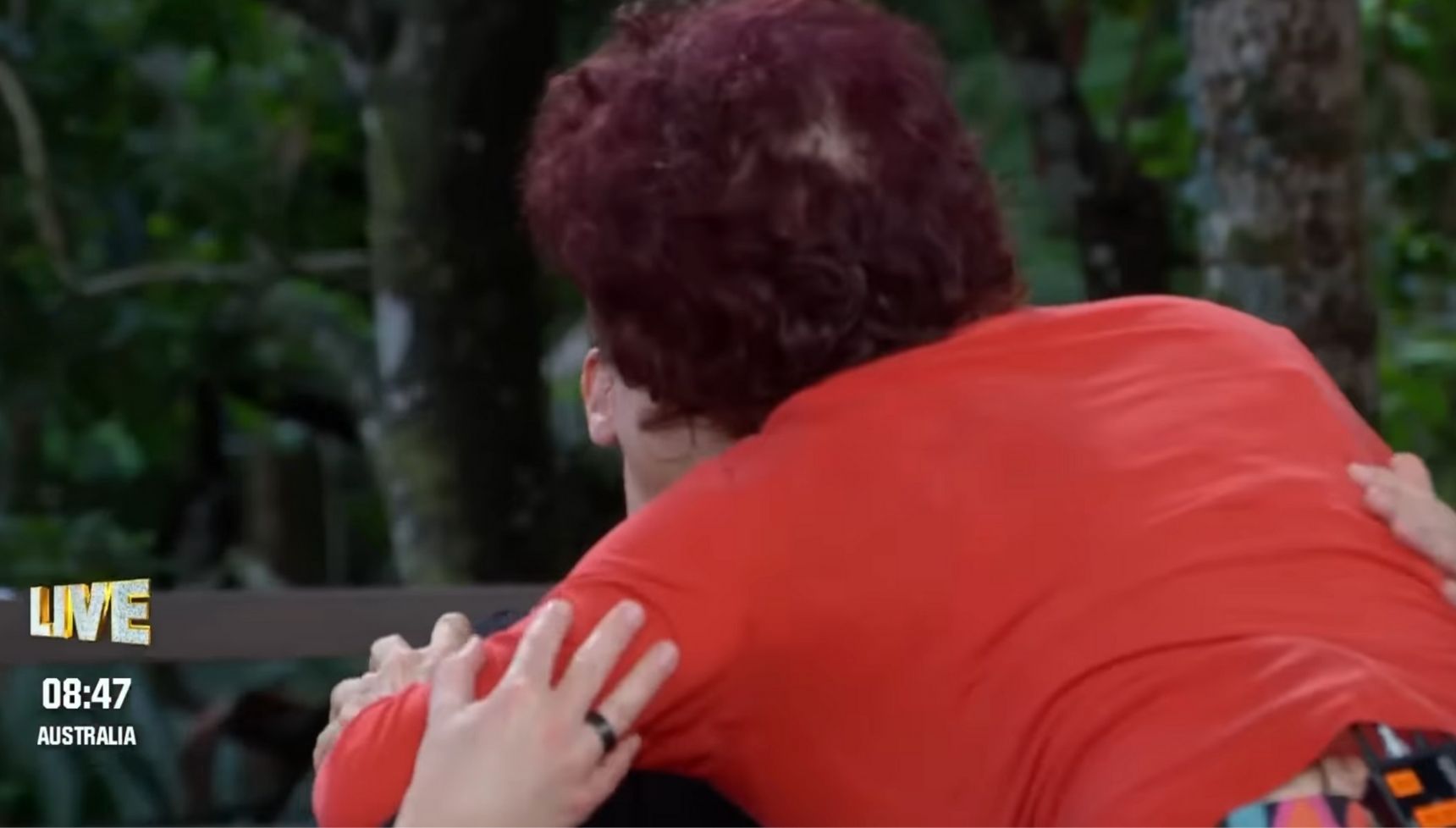 Ruby Wax kissing Dec 