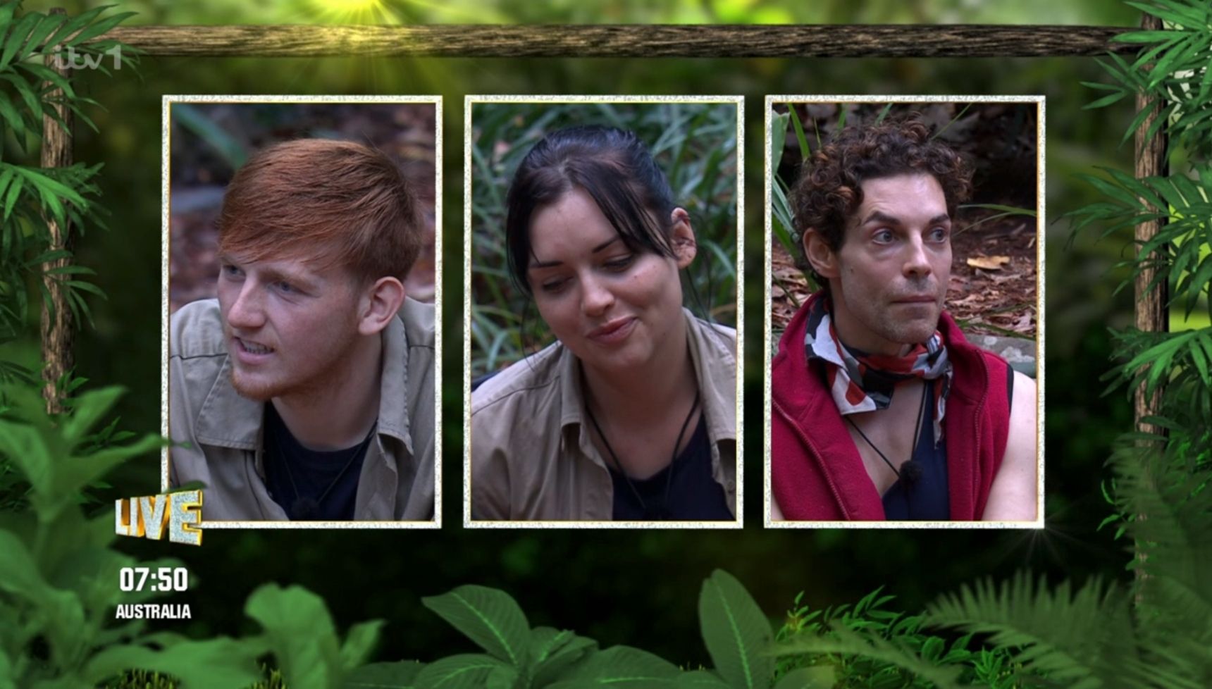 Tom, Ginge and Shona on I'm A Celeb