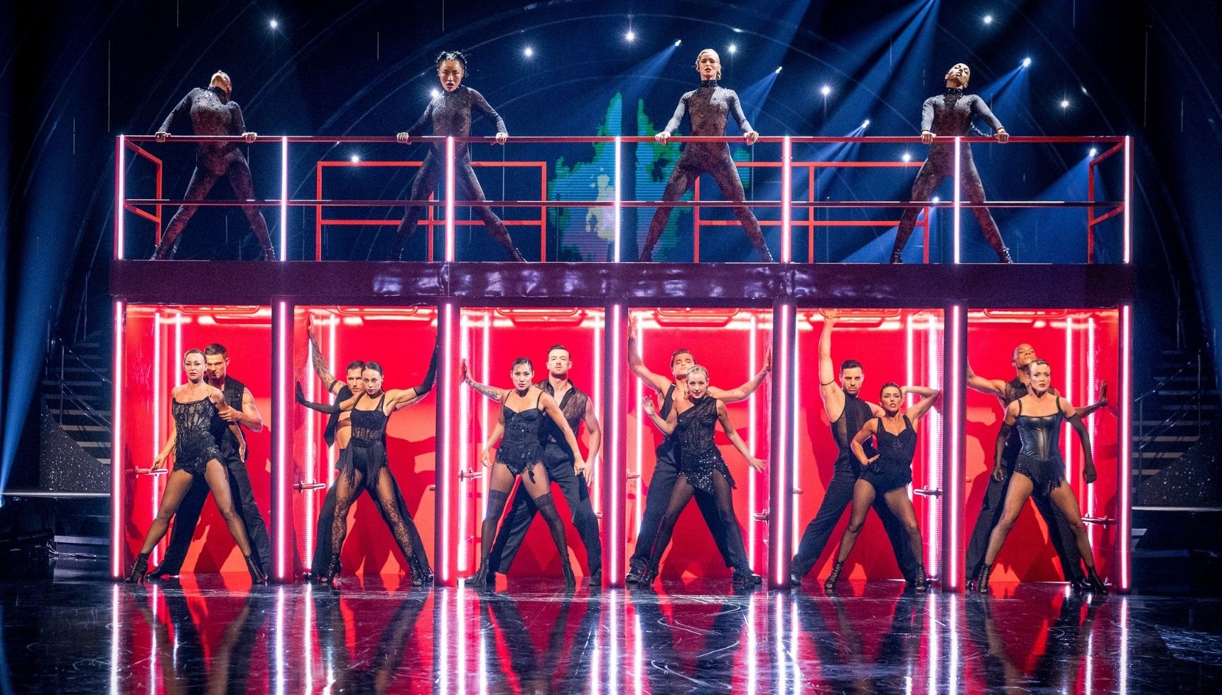 Strictly pros dancing to Chicago