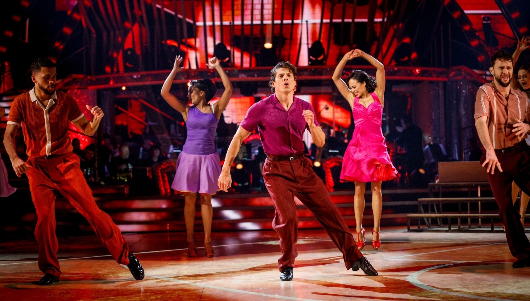 Lewis Cope dancing on Strictly