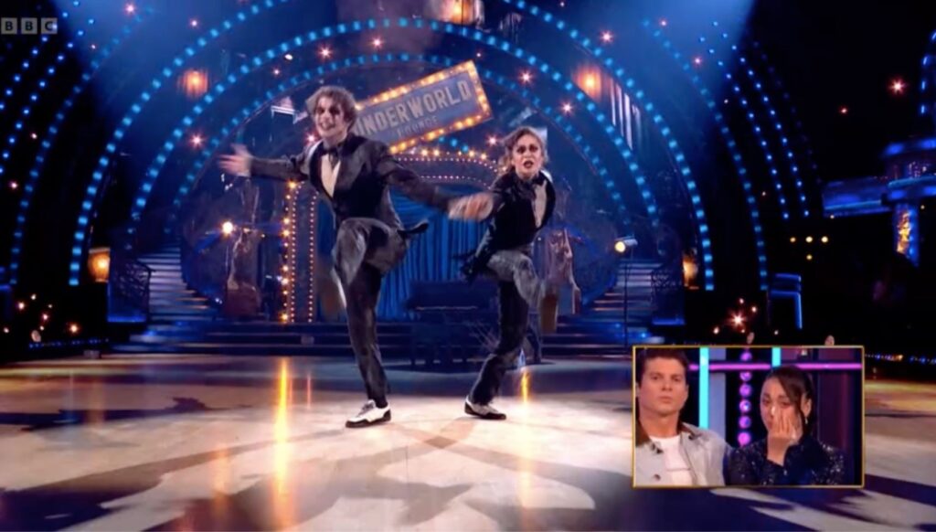 Strictly stars Katya Jones and Lewis on It Takes Two