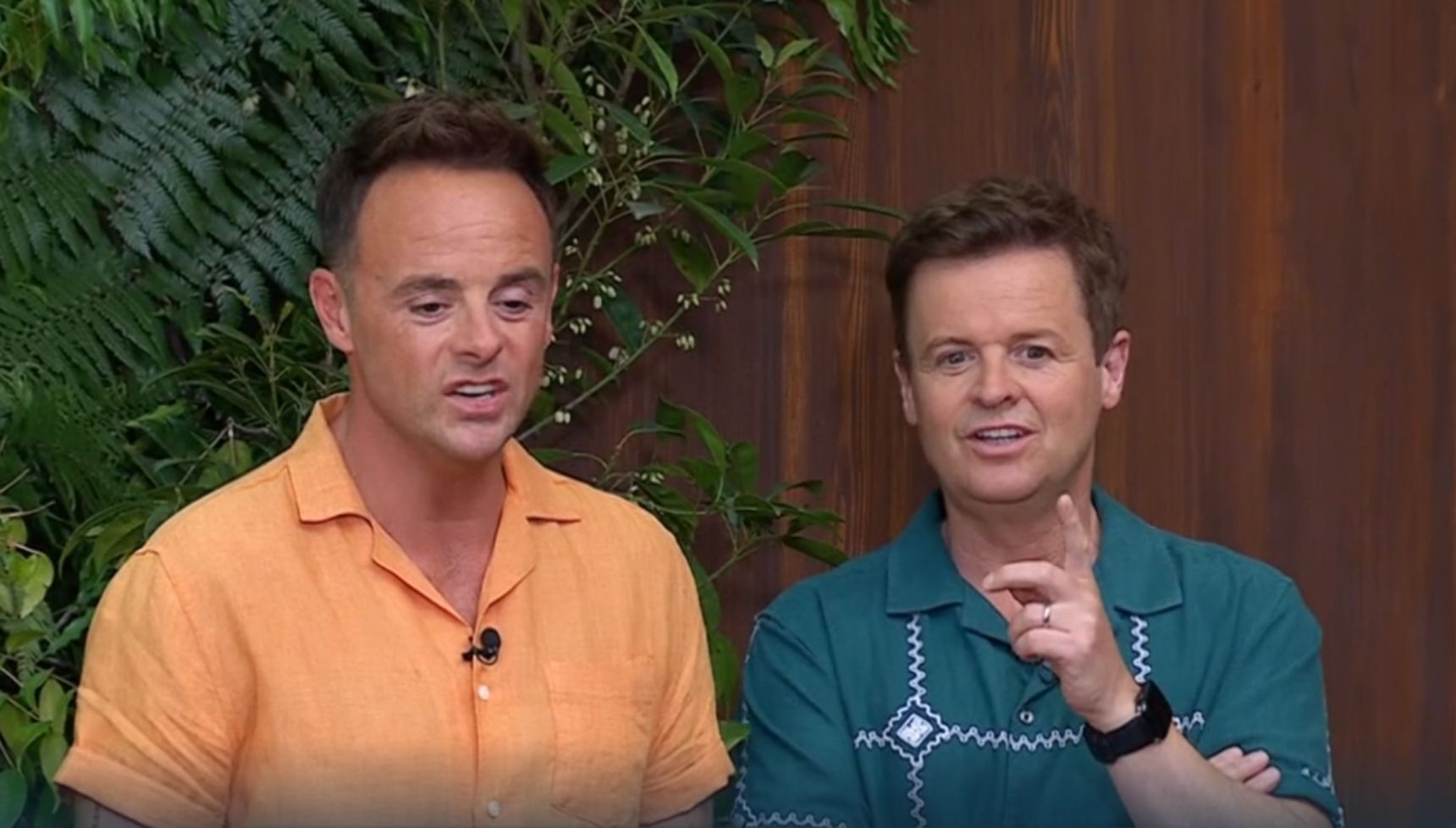 Ant and Dec on on I'm A Celebrity