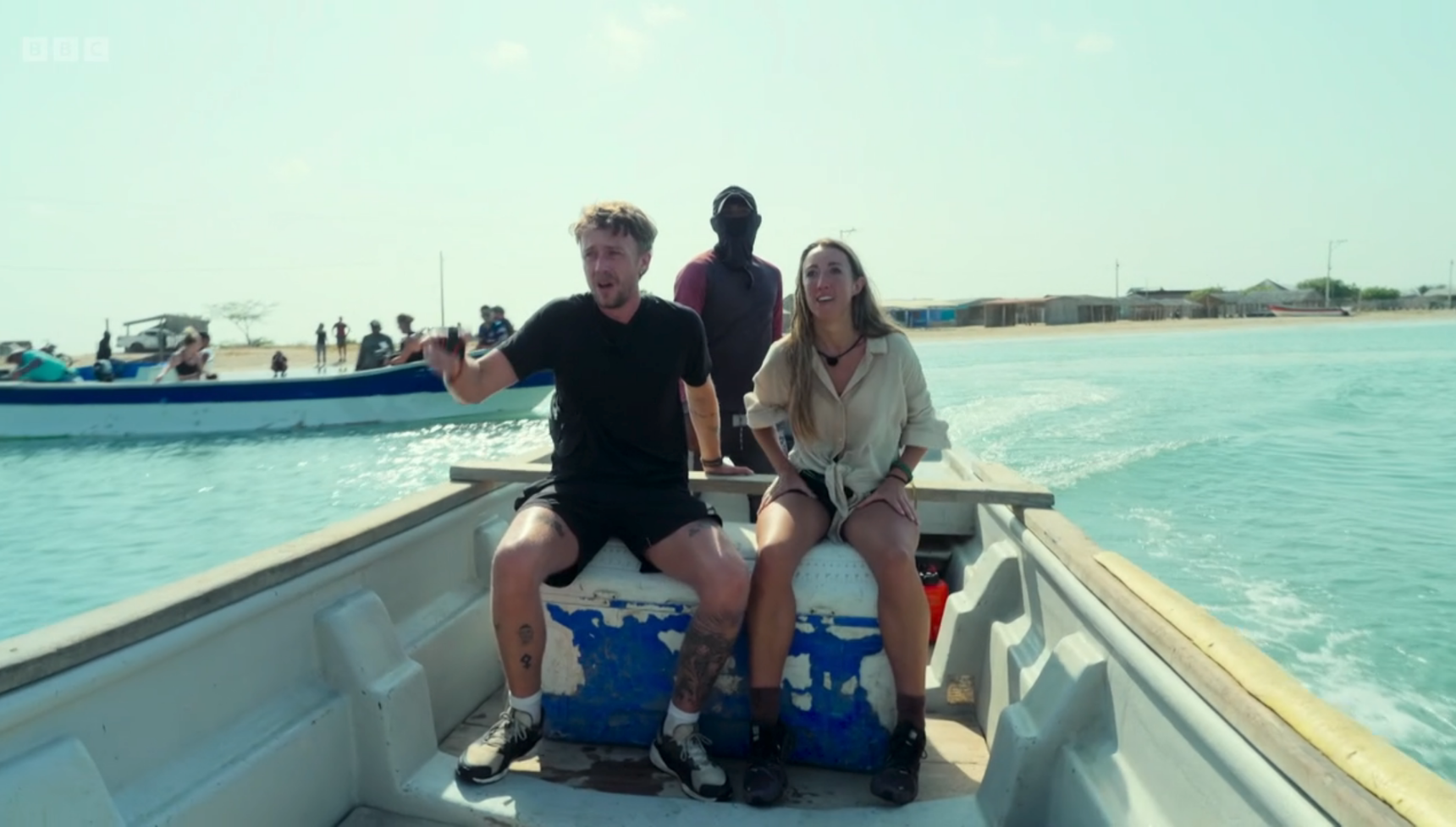 Roman and Harleymoon Kemp on Celebrity Race Across the World