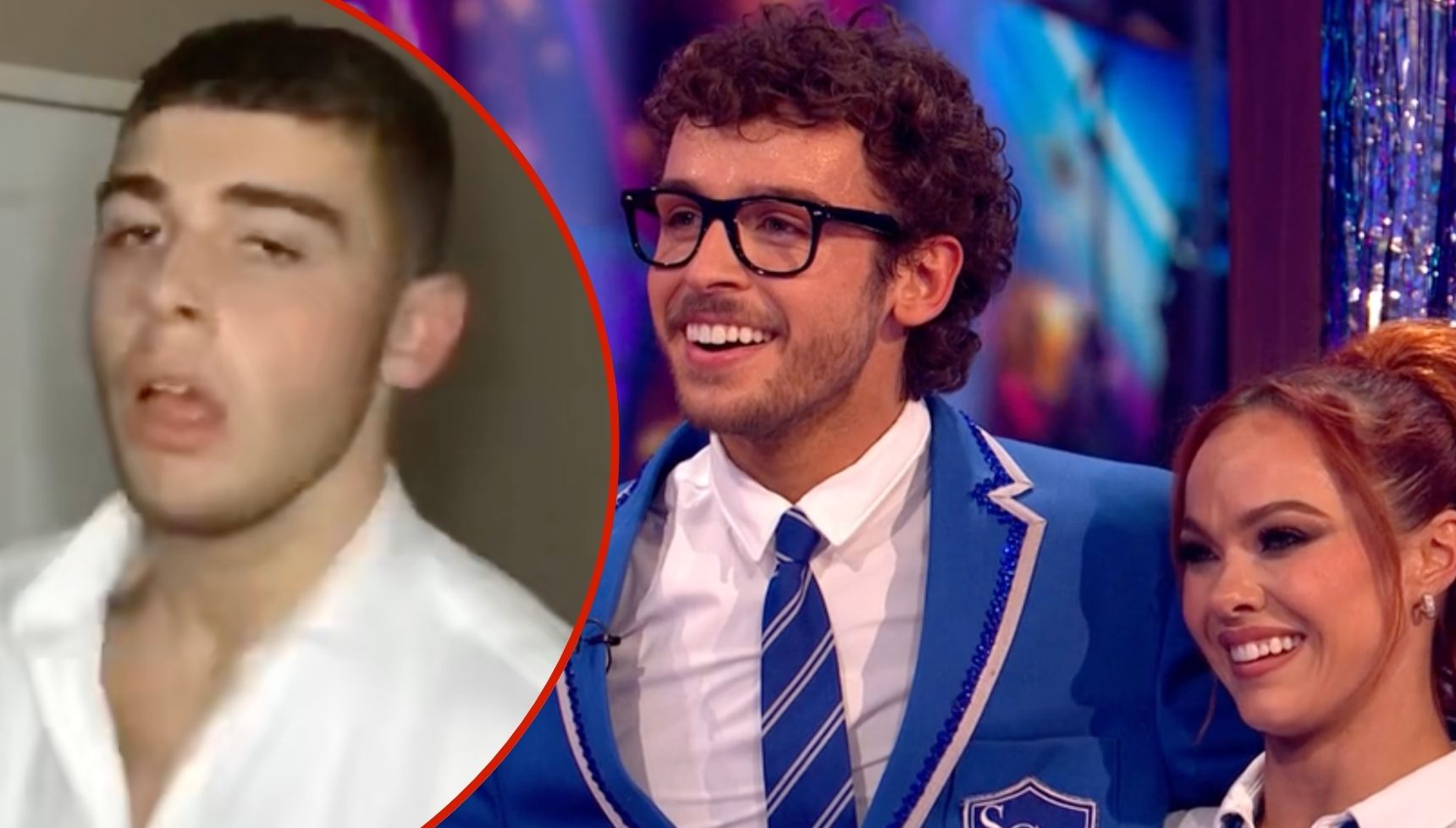 Strictly Come Dancing's George Clarke seen performing the Inbetweeners dance in 2023 TikTok - and he is unrecognisable