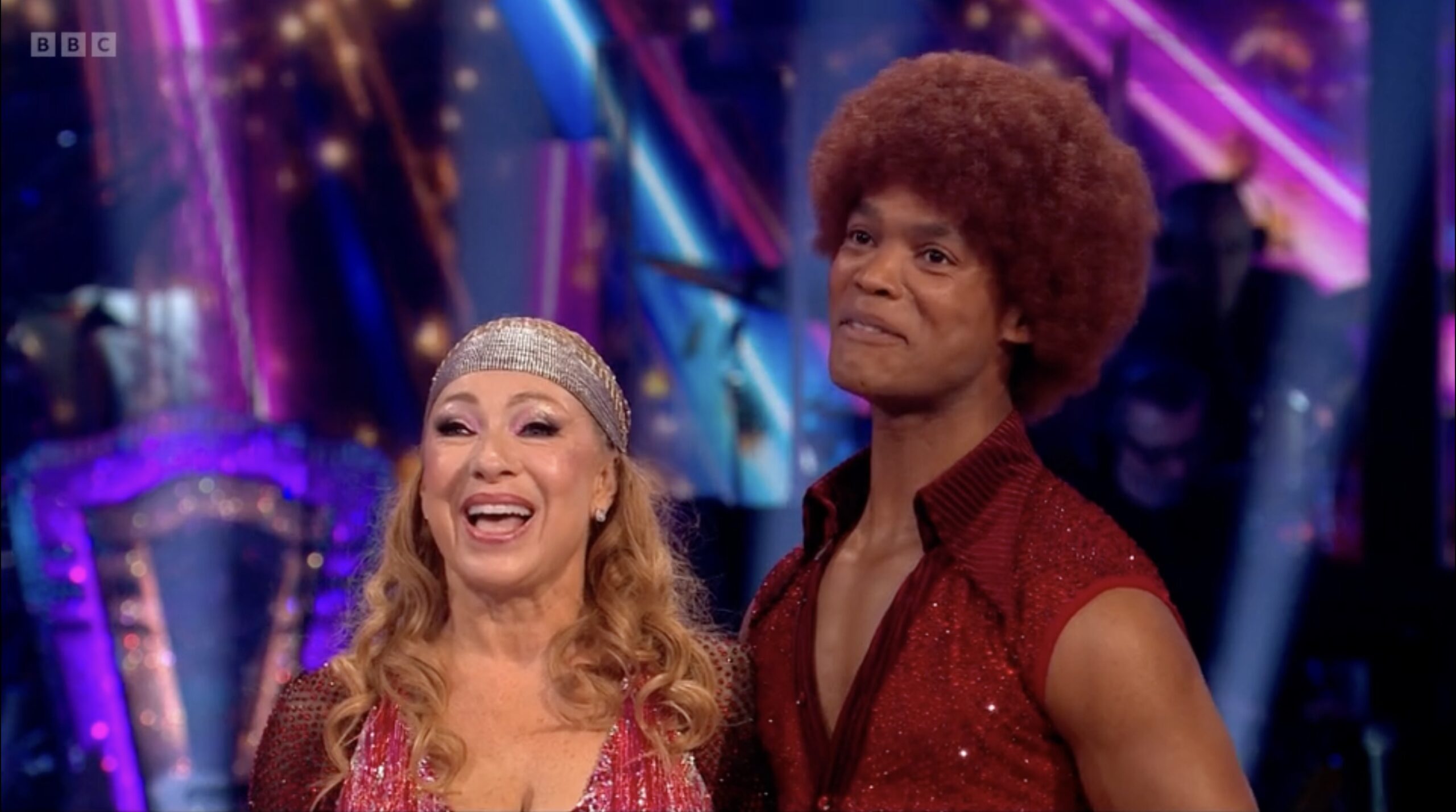 Alex Kingston and Johannes Radebe on Strictly