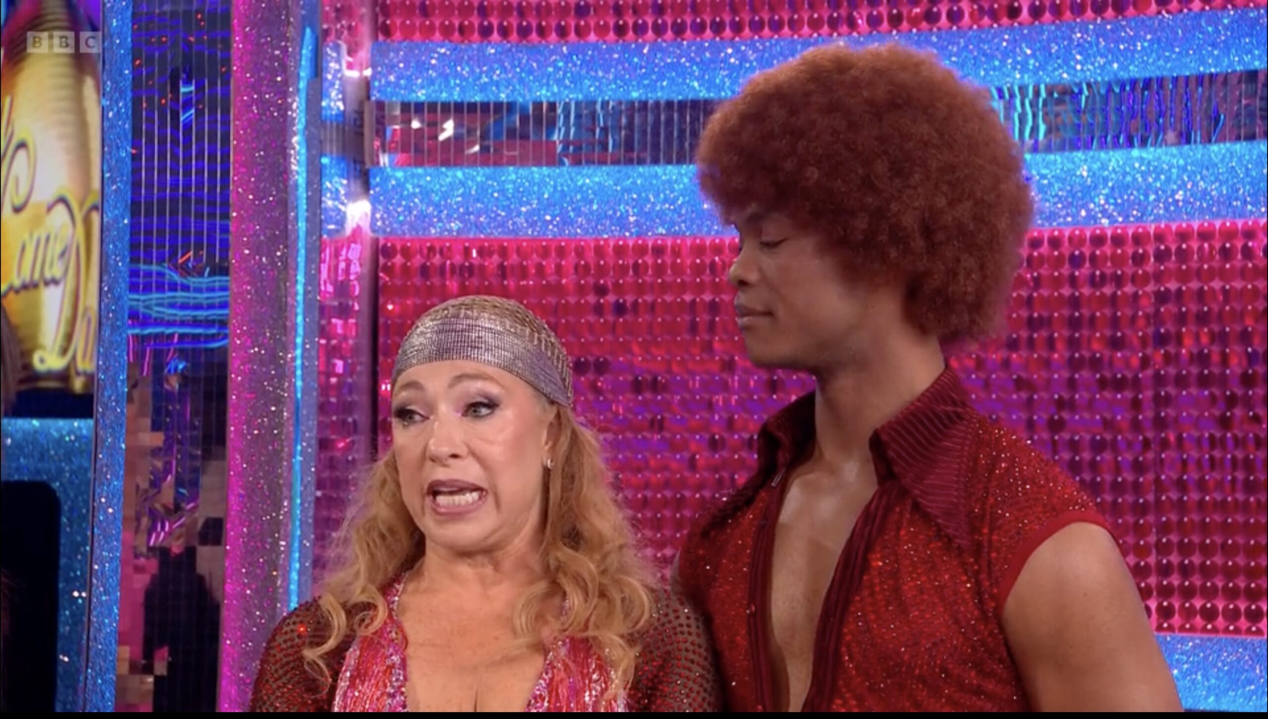 Alex Kingston and Johannes Radebe on Strictly