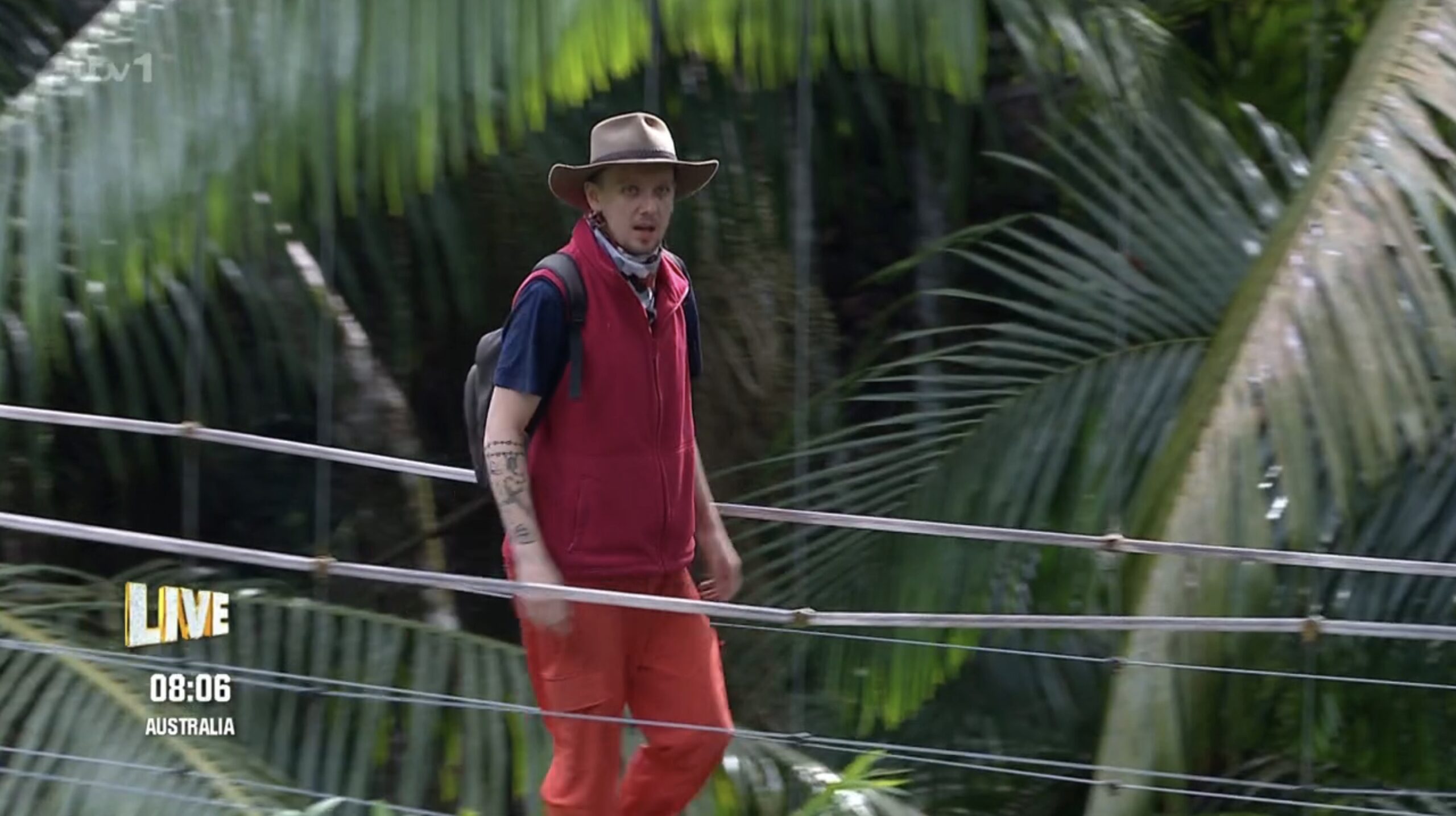 Aitch on I'm A Celebrity