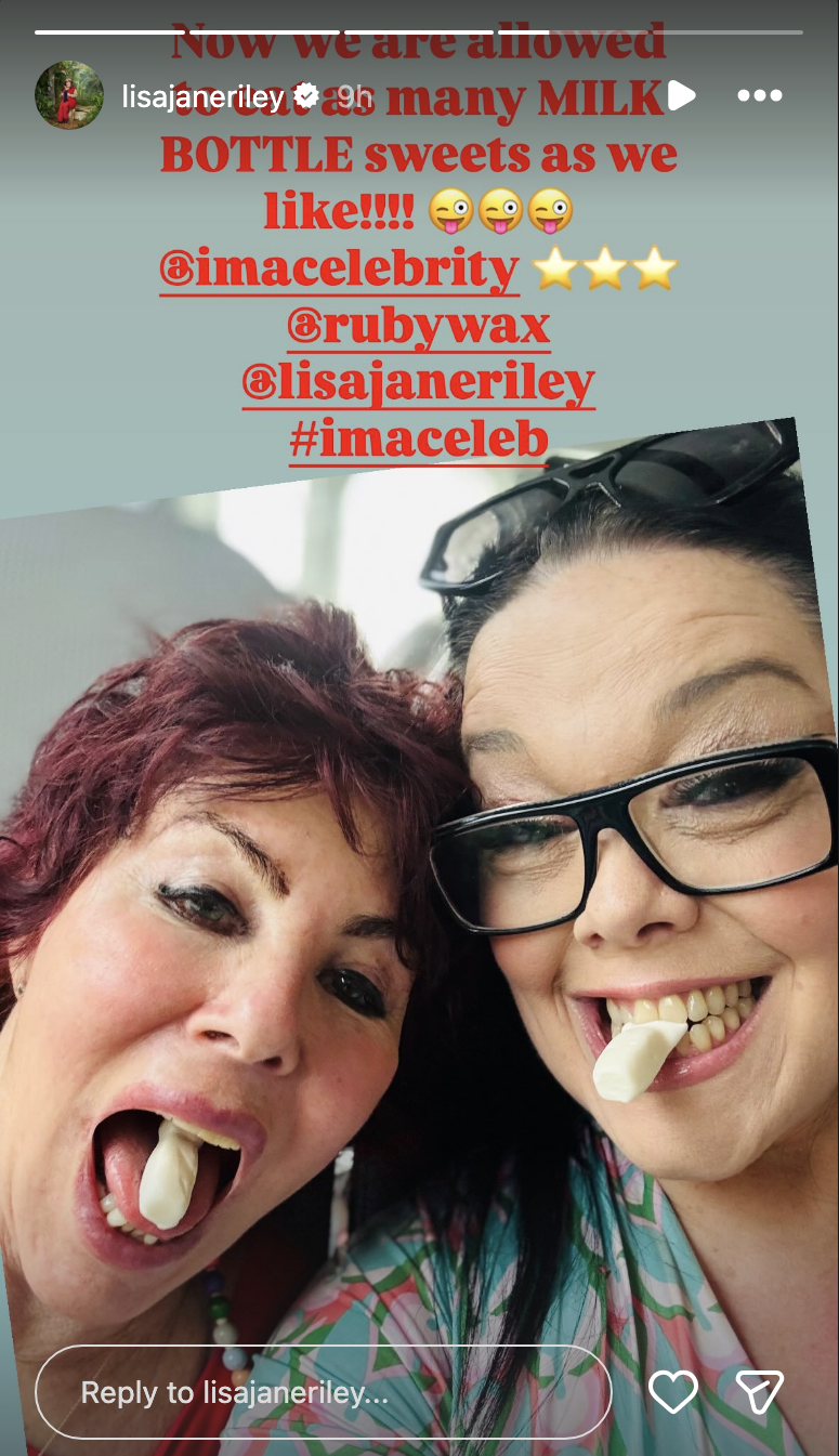 Ruby Wax and Lisa Riley