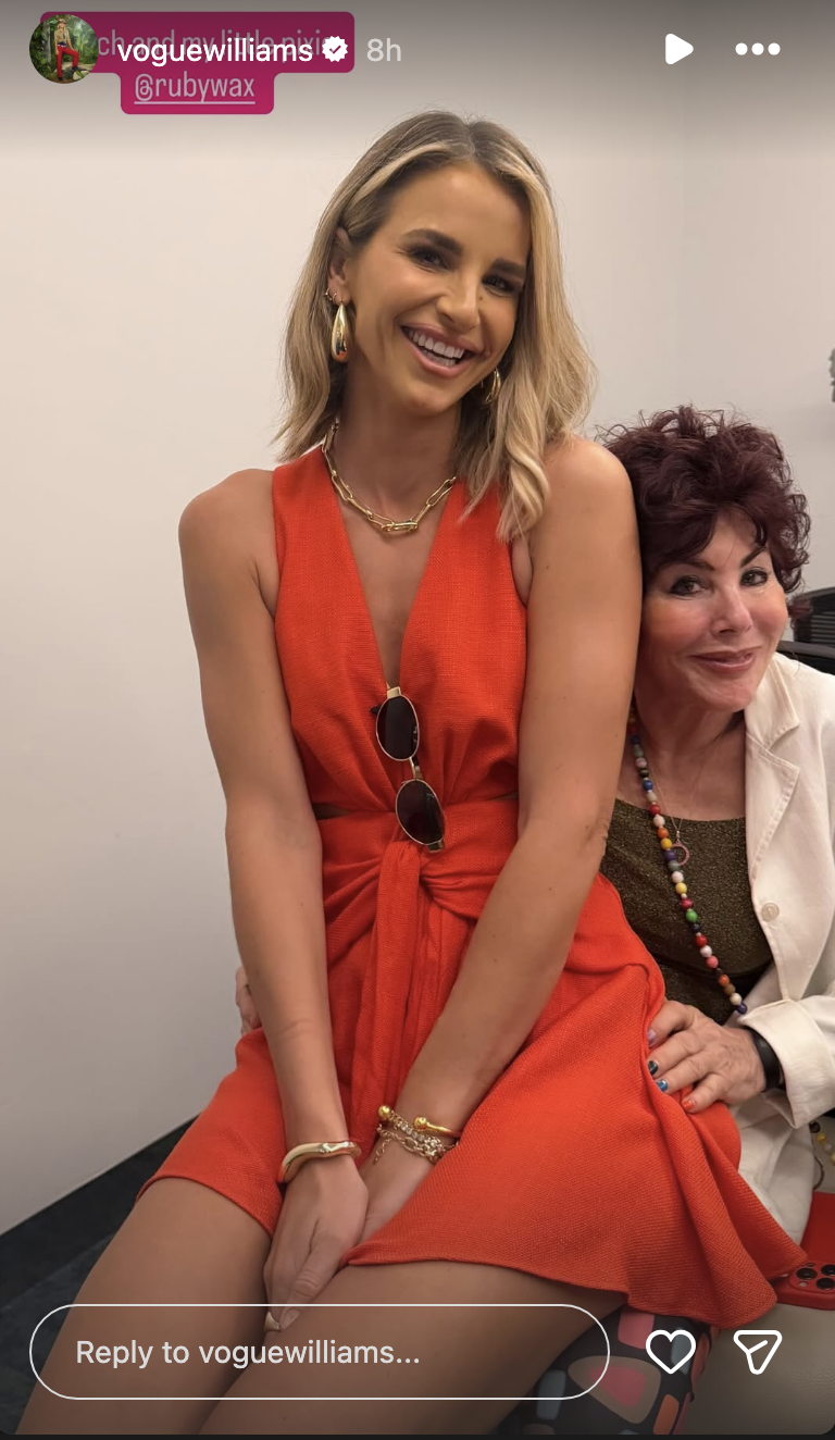 Vogue Williams and Ruby Wax