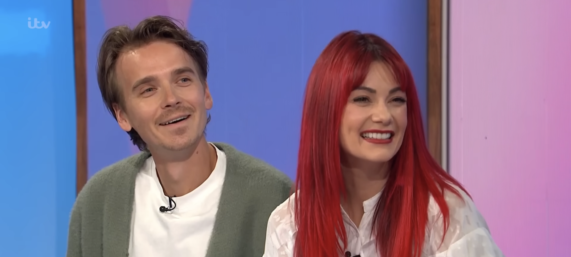 Joe Sugg and Dianne Buswell on Loose Women