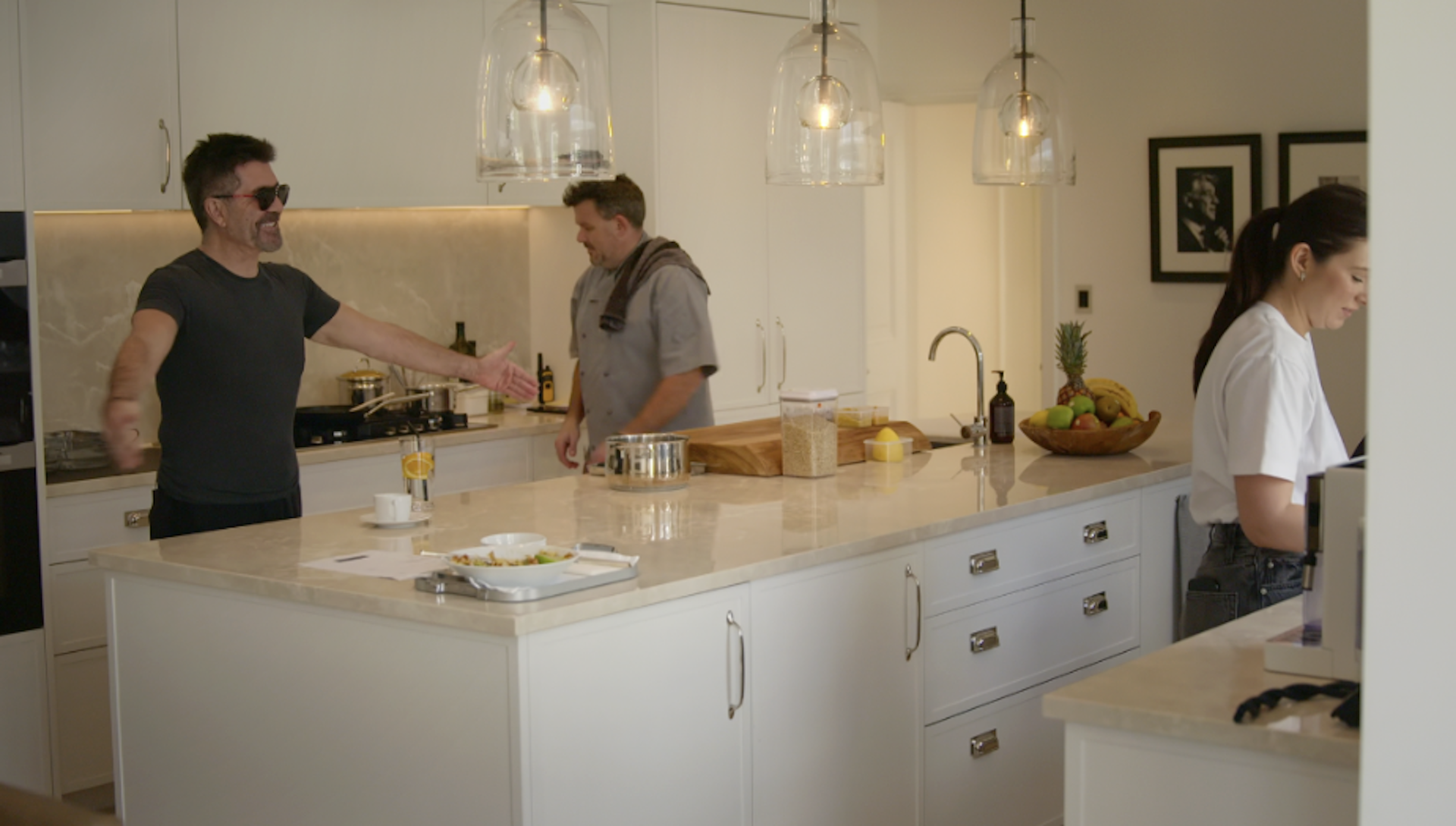 Simon Cowell's London house kitchen
