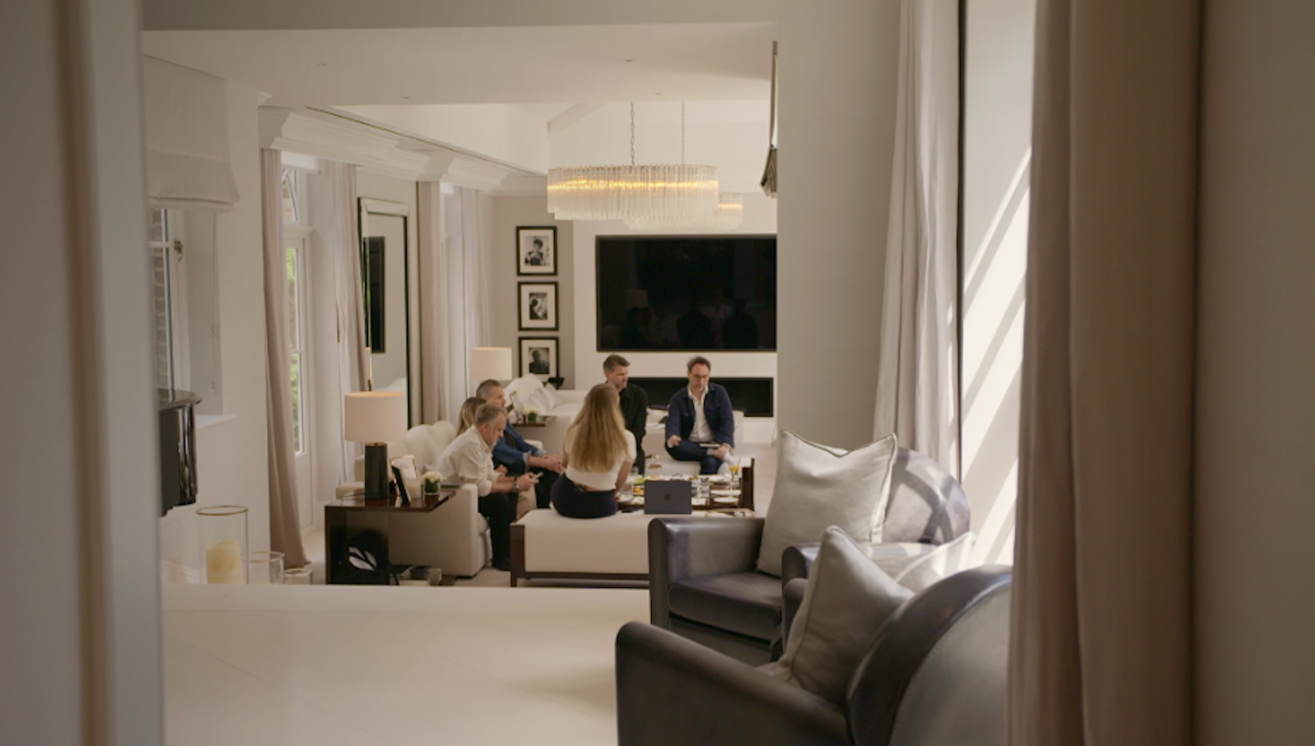 Simon Cowell's London living room 