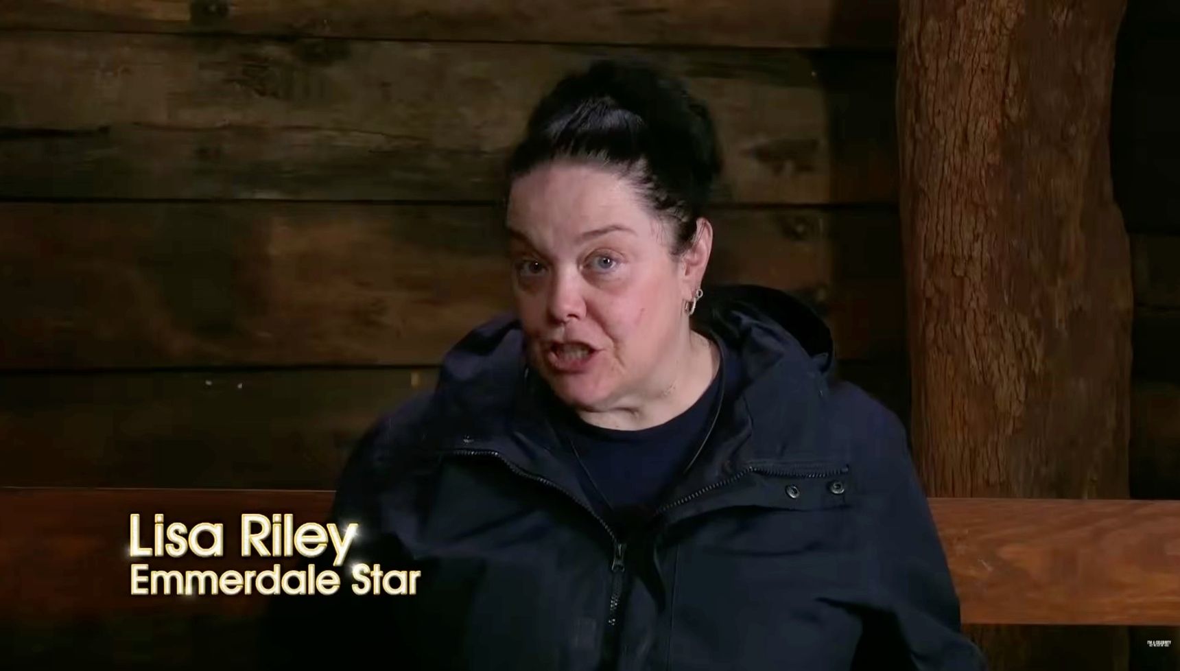 Lisa Riley on I'm A Celebrity speaking in camp